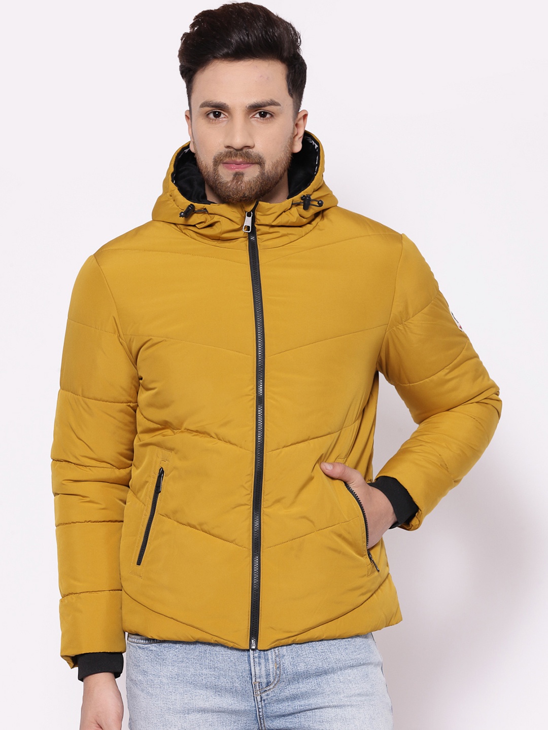 

Red Tape Men Mustard Padded Jacket