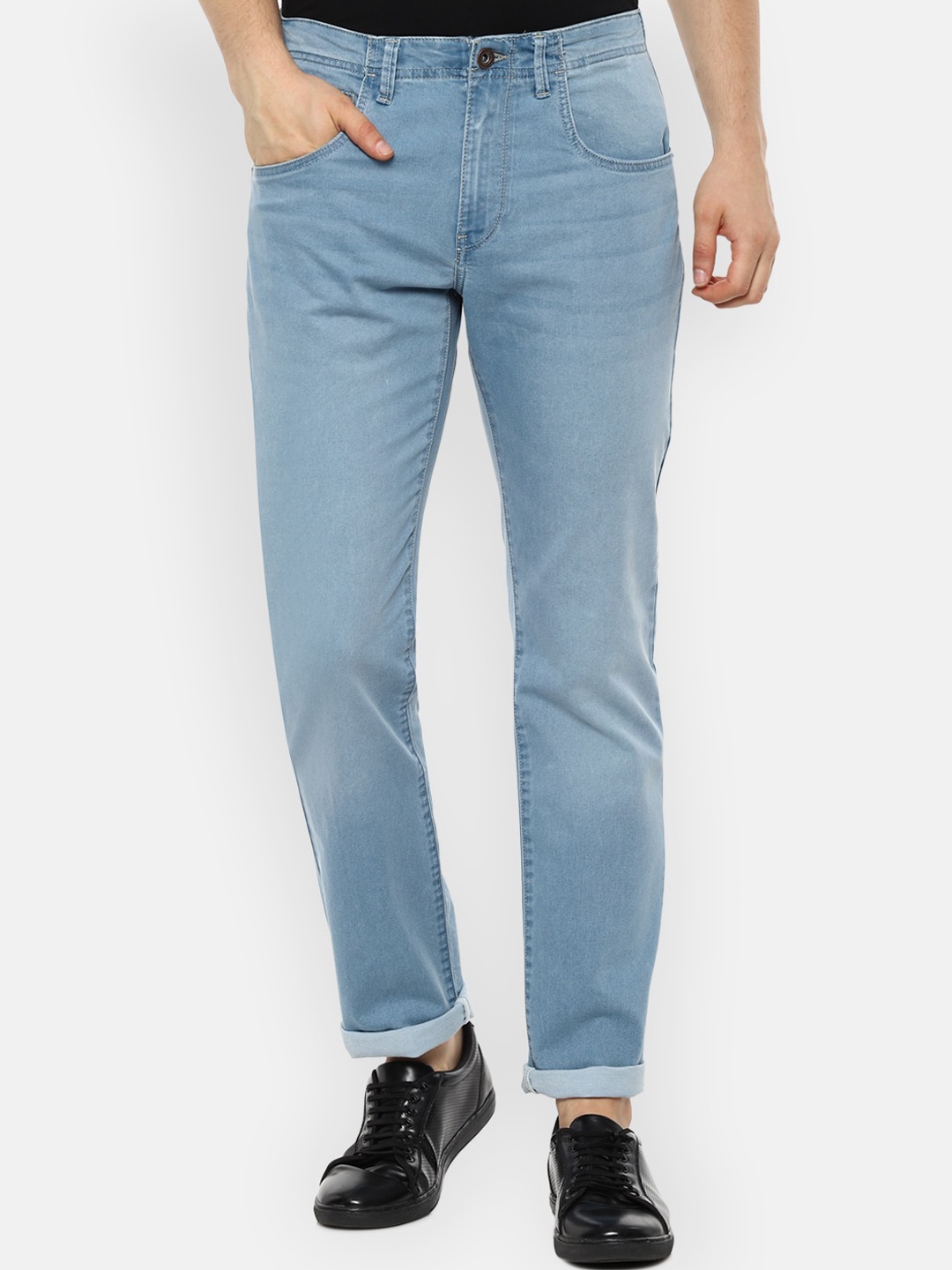 

VAN HEUSEN DENIM LABS Men Blue Slim Fit Light Fade Jeans