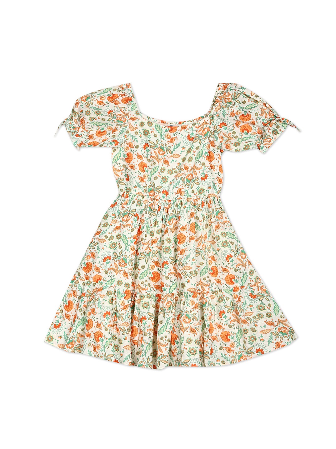 

Cherokee White Floral Dress