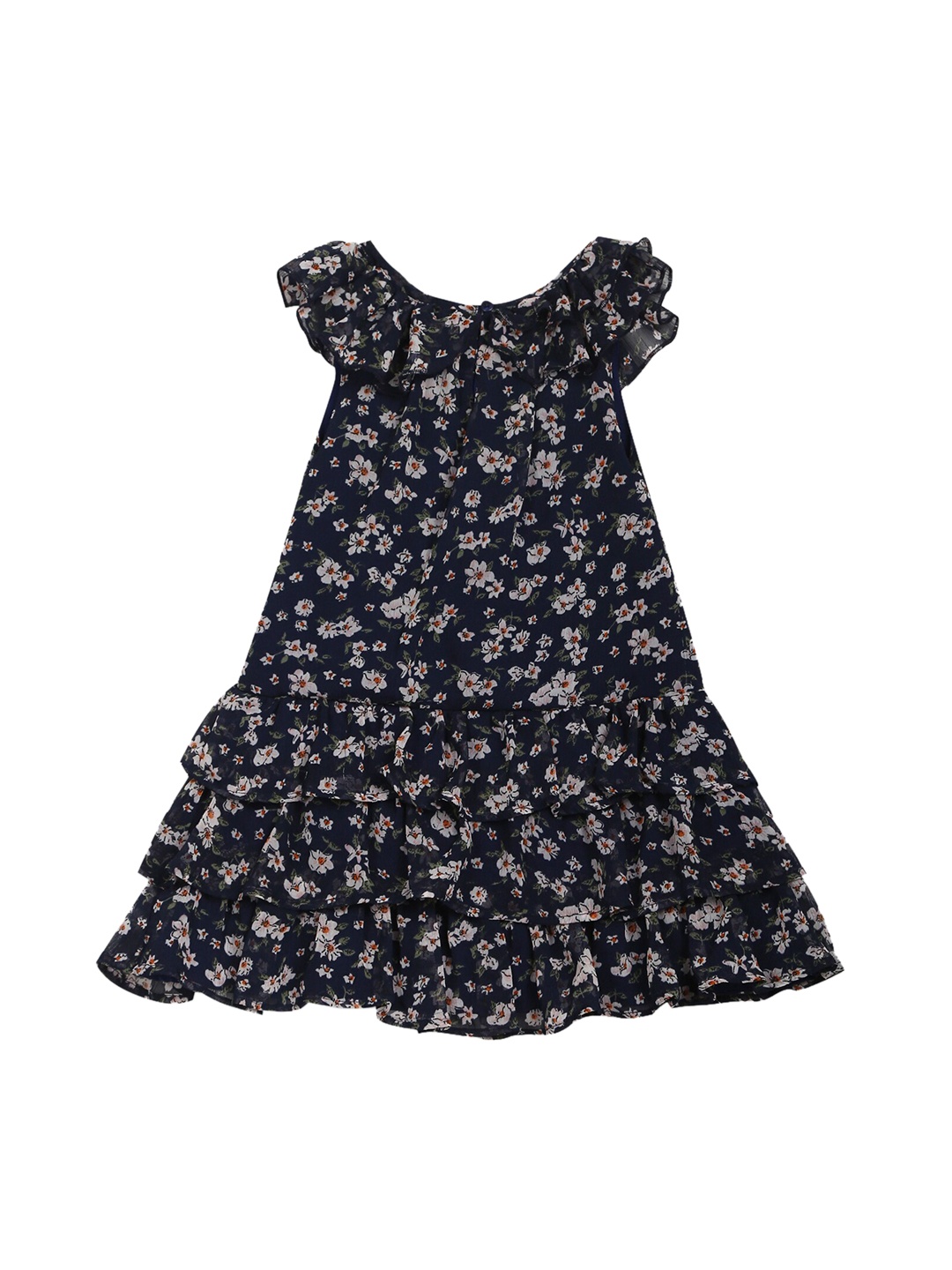 

Cherokee Blue Floral A-Line Dress