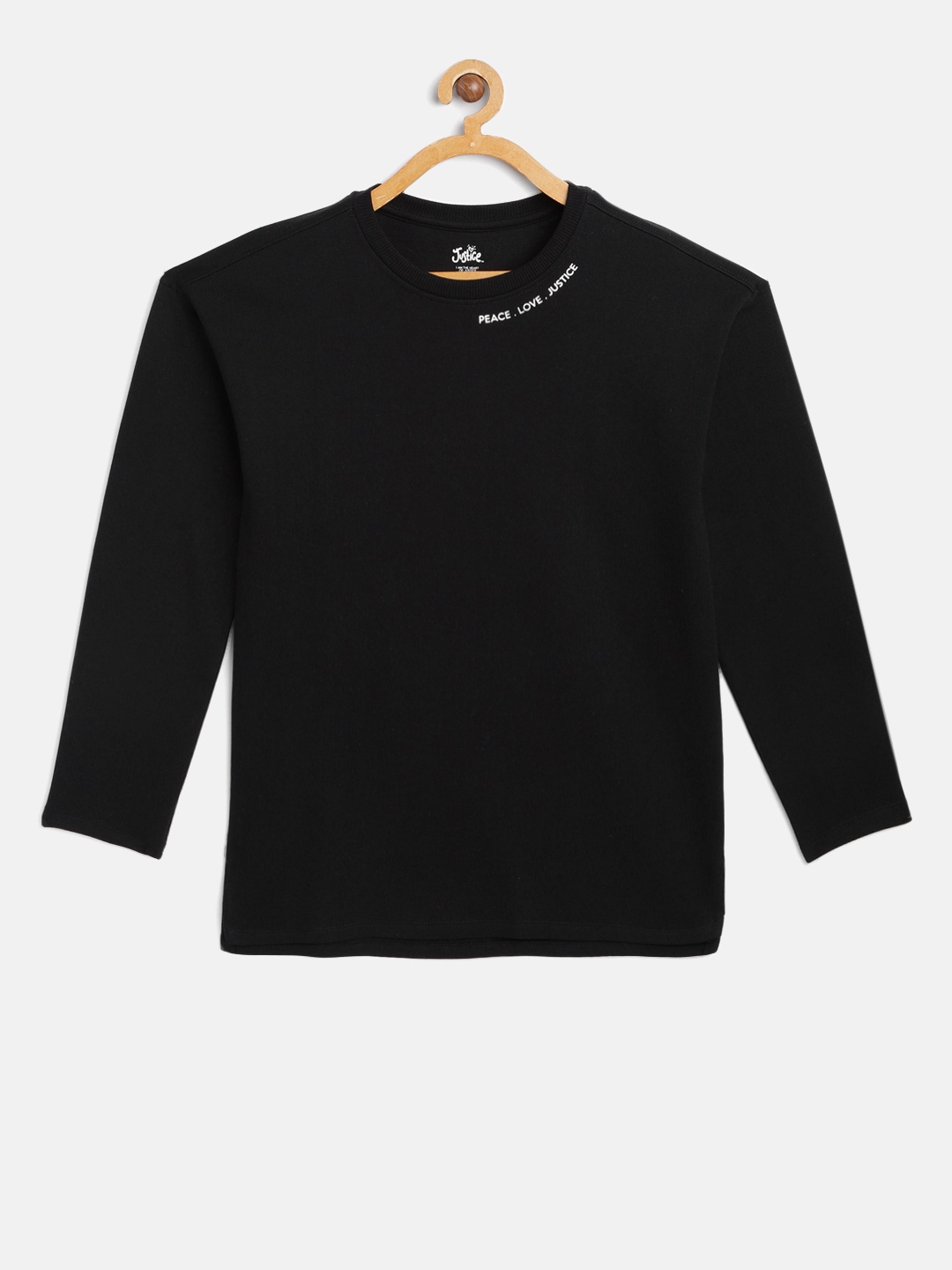 

JUSTICE Girls Black Sweatshirt
