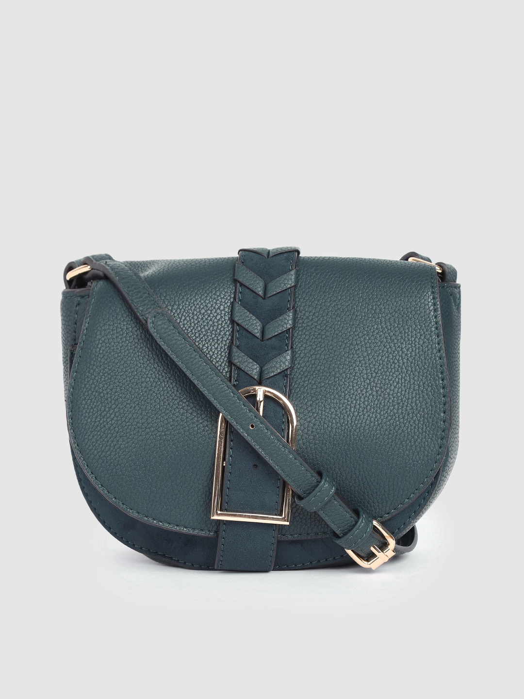 

Accessorize Teal Half Moon Sling Bag