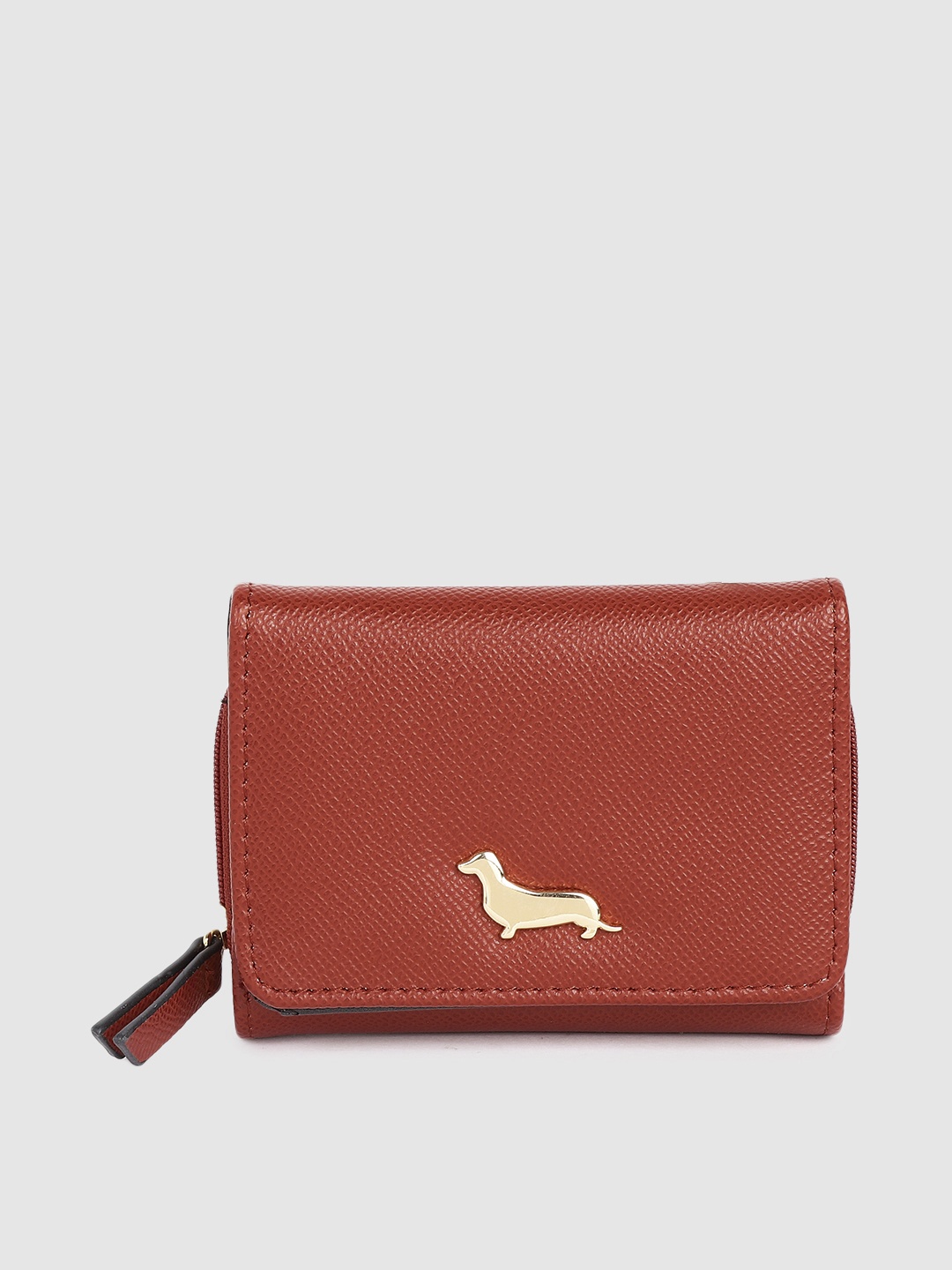 

Accessorize Women Brown Three Fold Wallet
