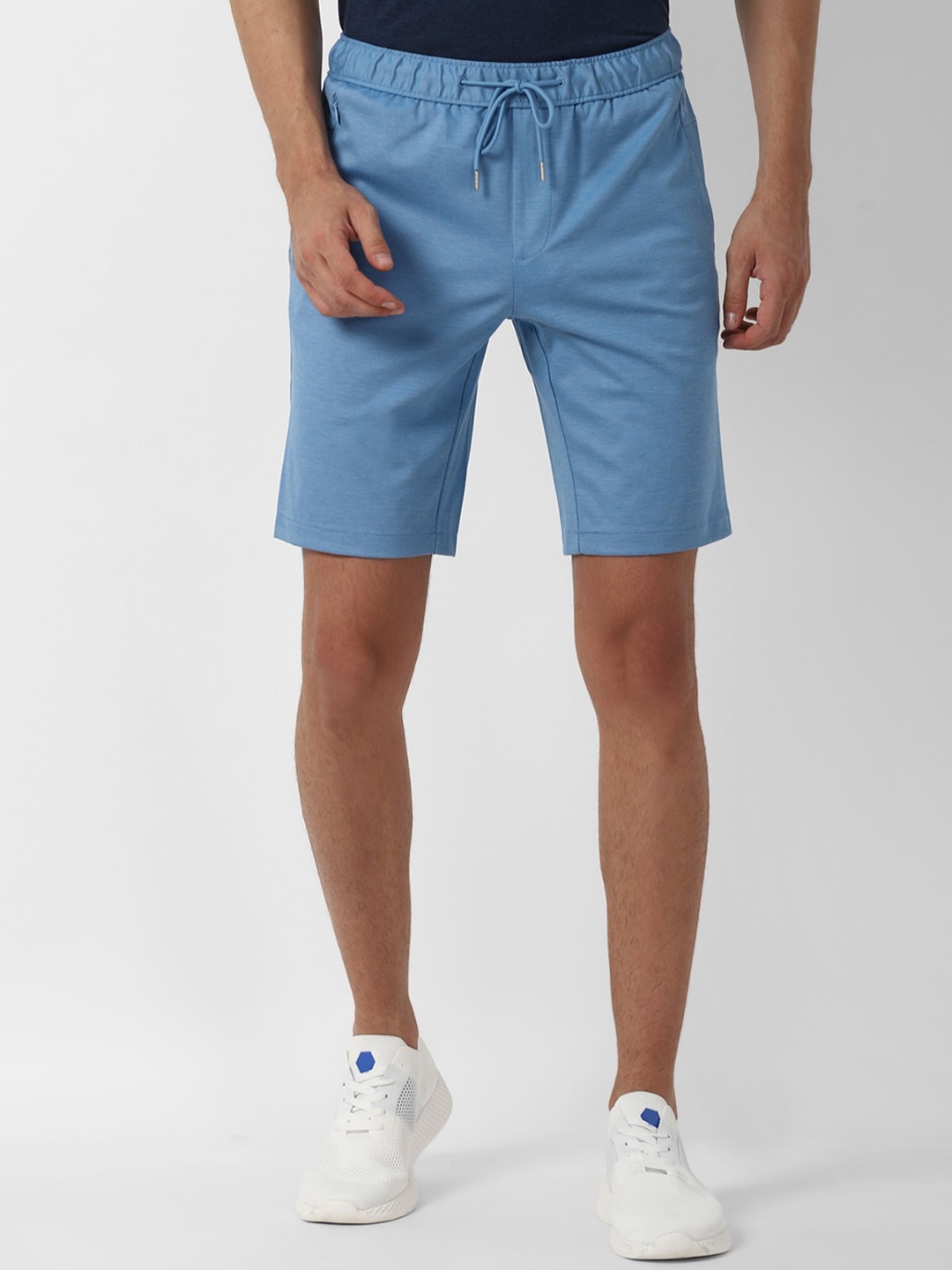 

Louis Philippe Sport Men Blue Slim Fit Regular Shorts