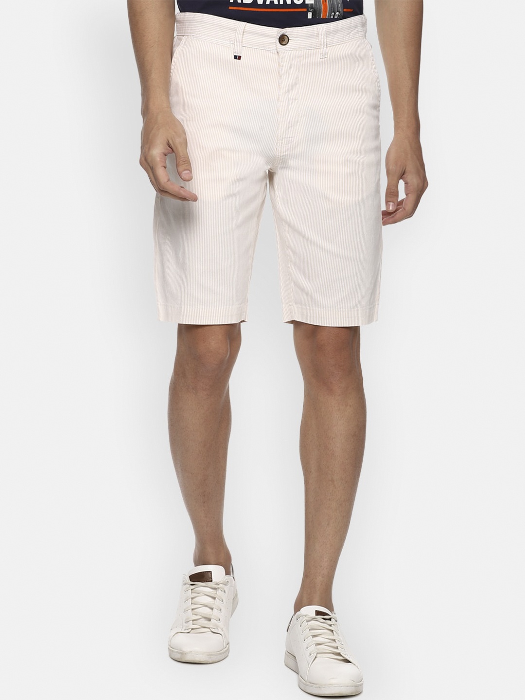 

Louis Philippe Sport Men Beige Slim Fit Regular Shorts