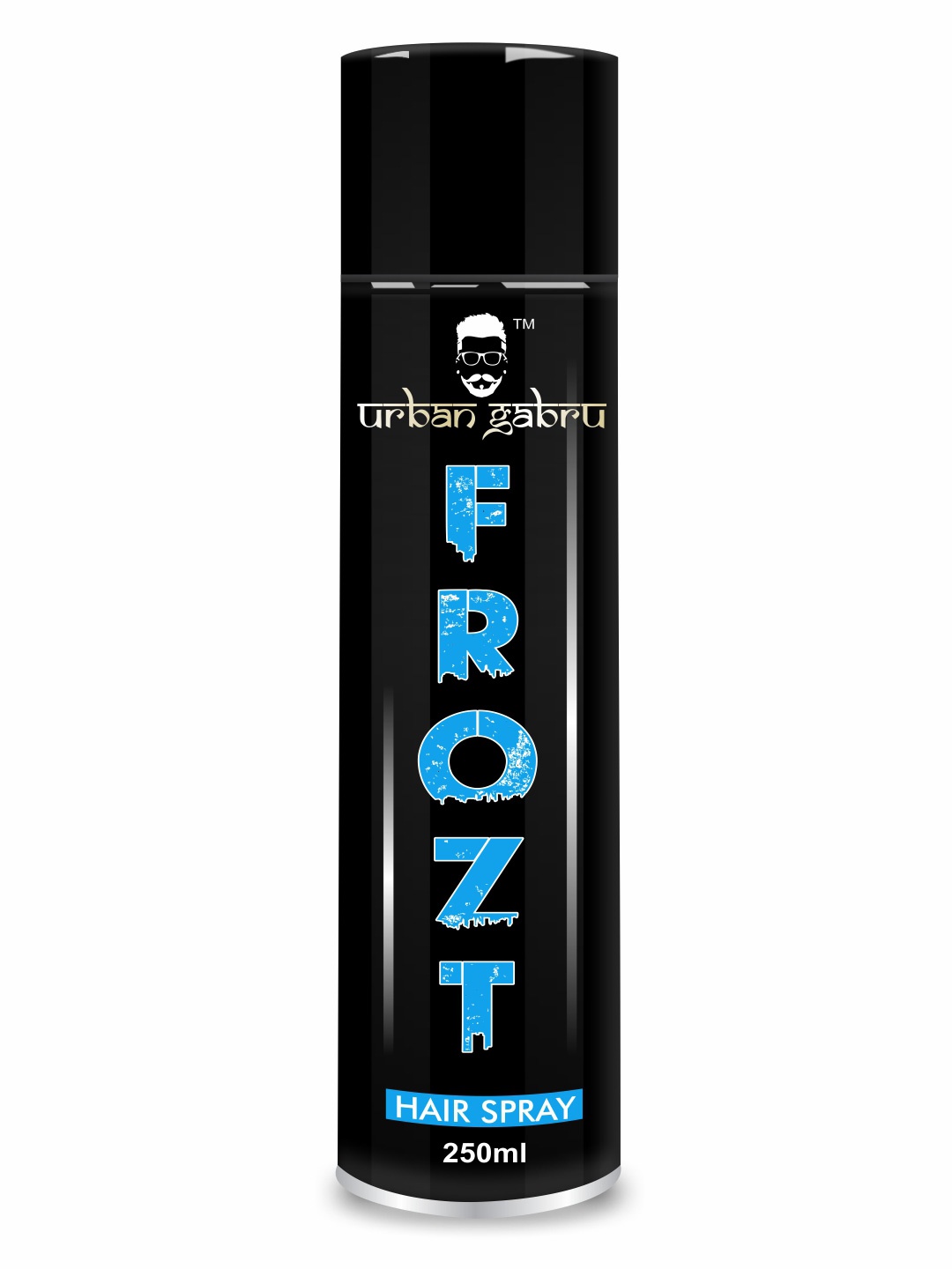 

URBANGABRU Extreme Hold Frozt Hair Spray 250 ml, Black