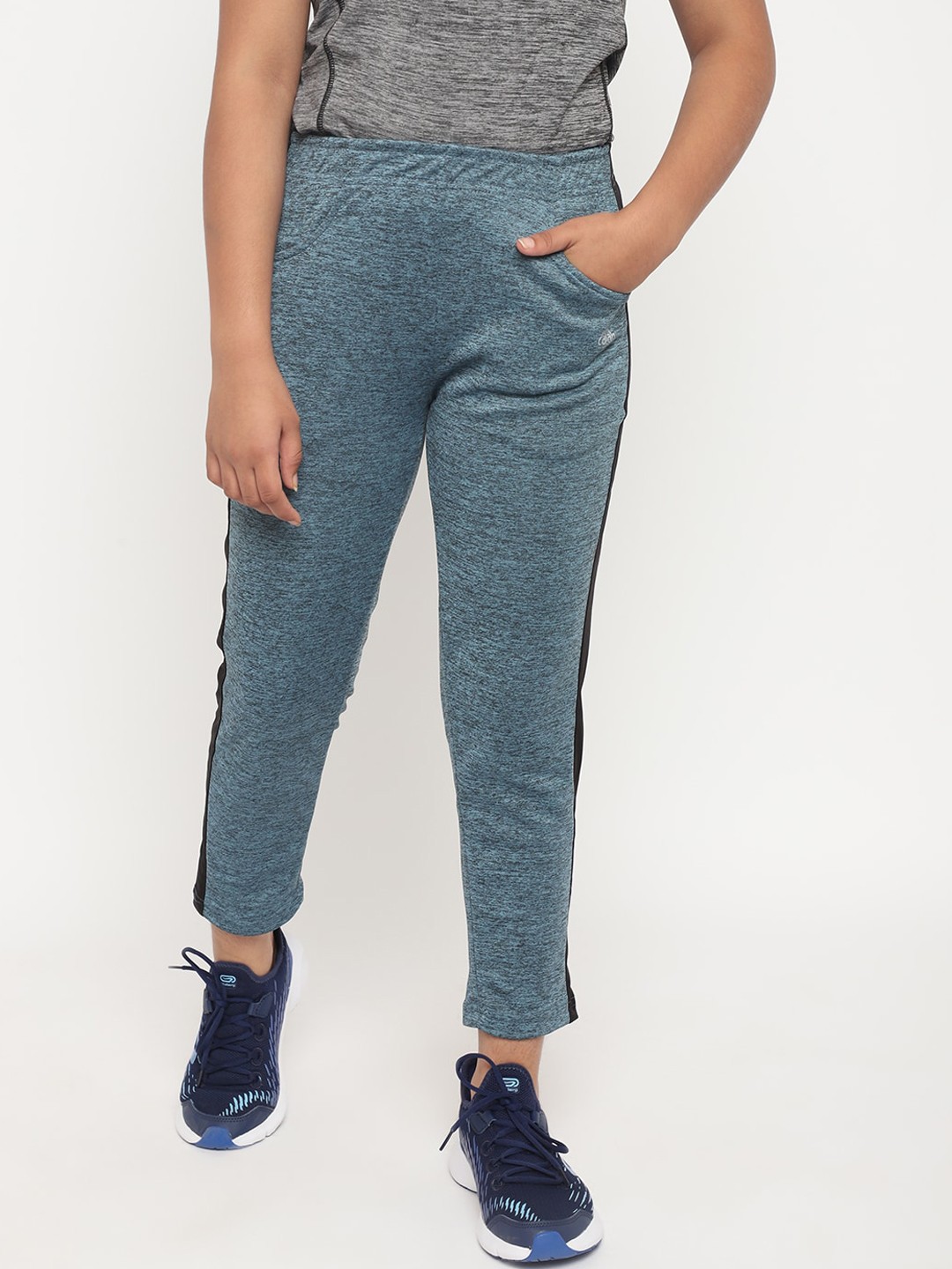 

Chimprala Girls Green Solid Track Pants
