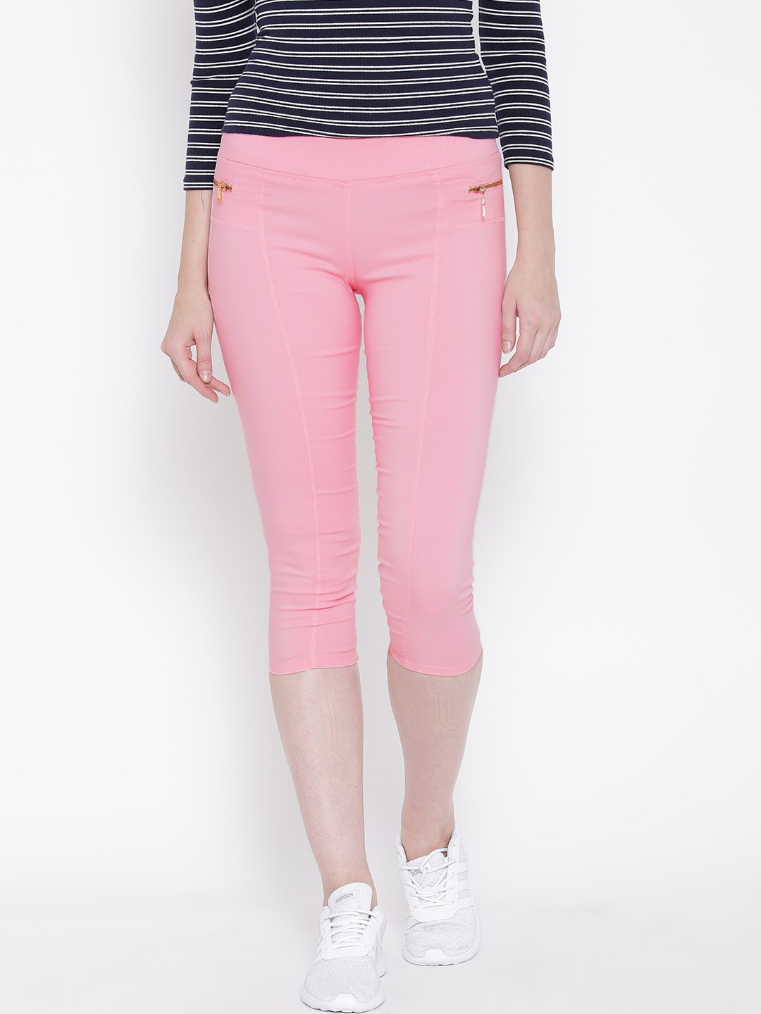 

Westwood Pink Slim Fit Capris