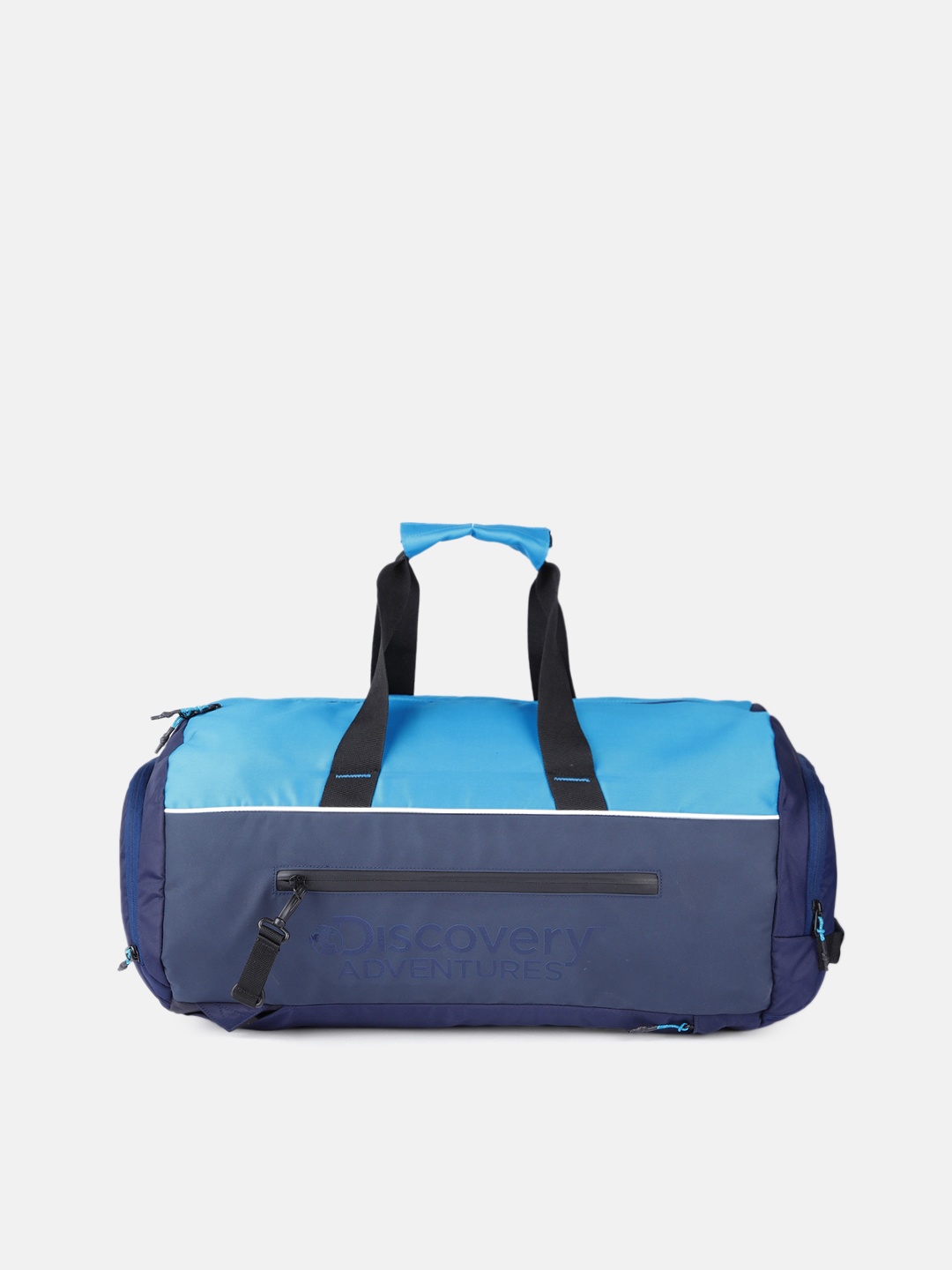 

Roadster Unisex Blue Printed Discovery Rove Duffel Bag Cum Backpack