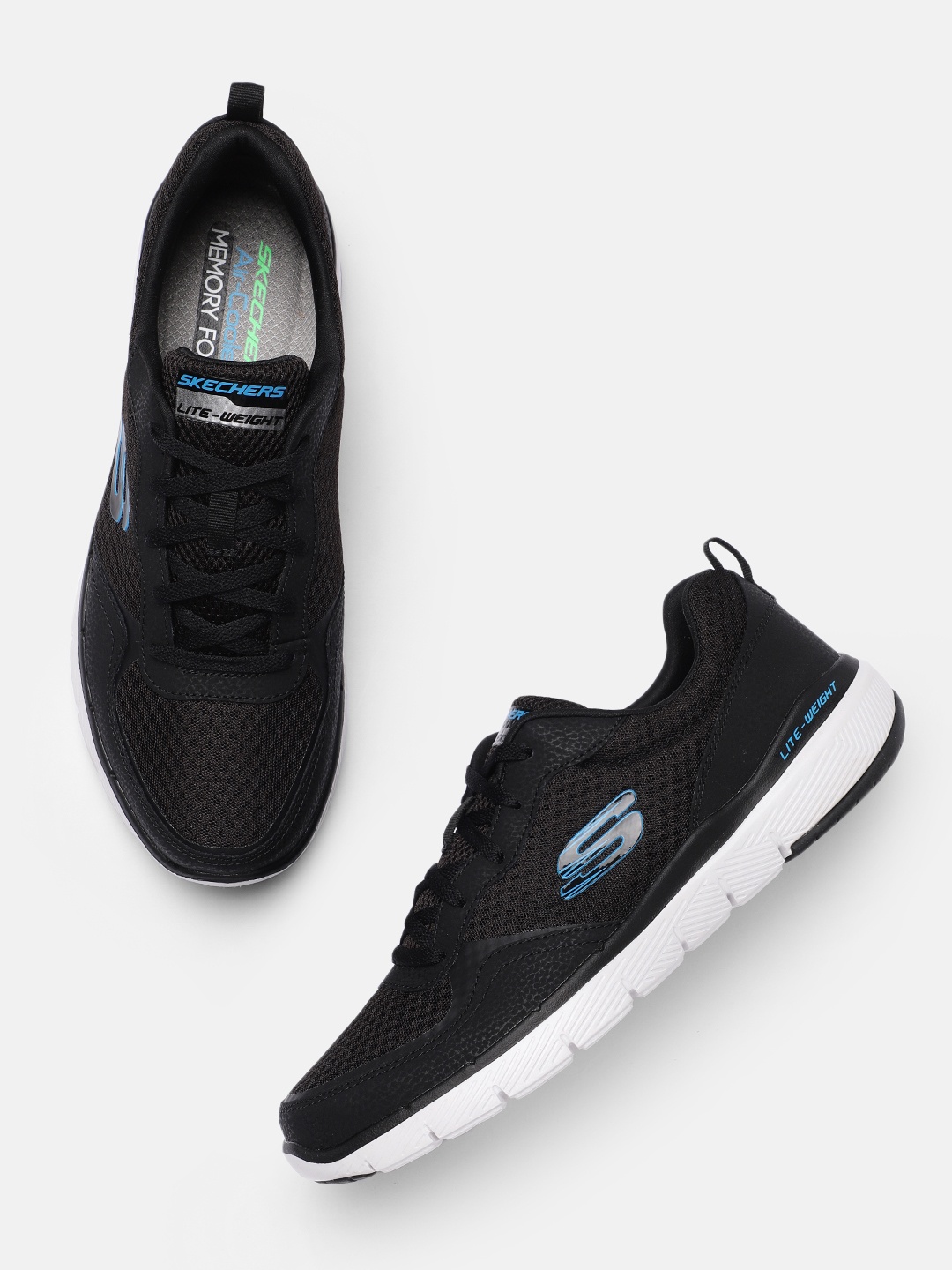 

Skechers Men Black Flex Advantage 3.0 Sneakers