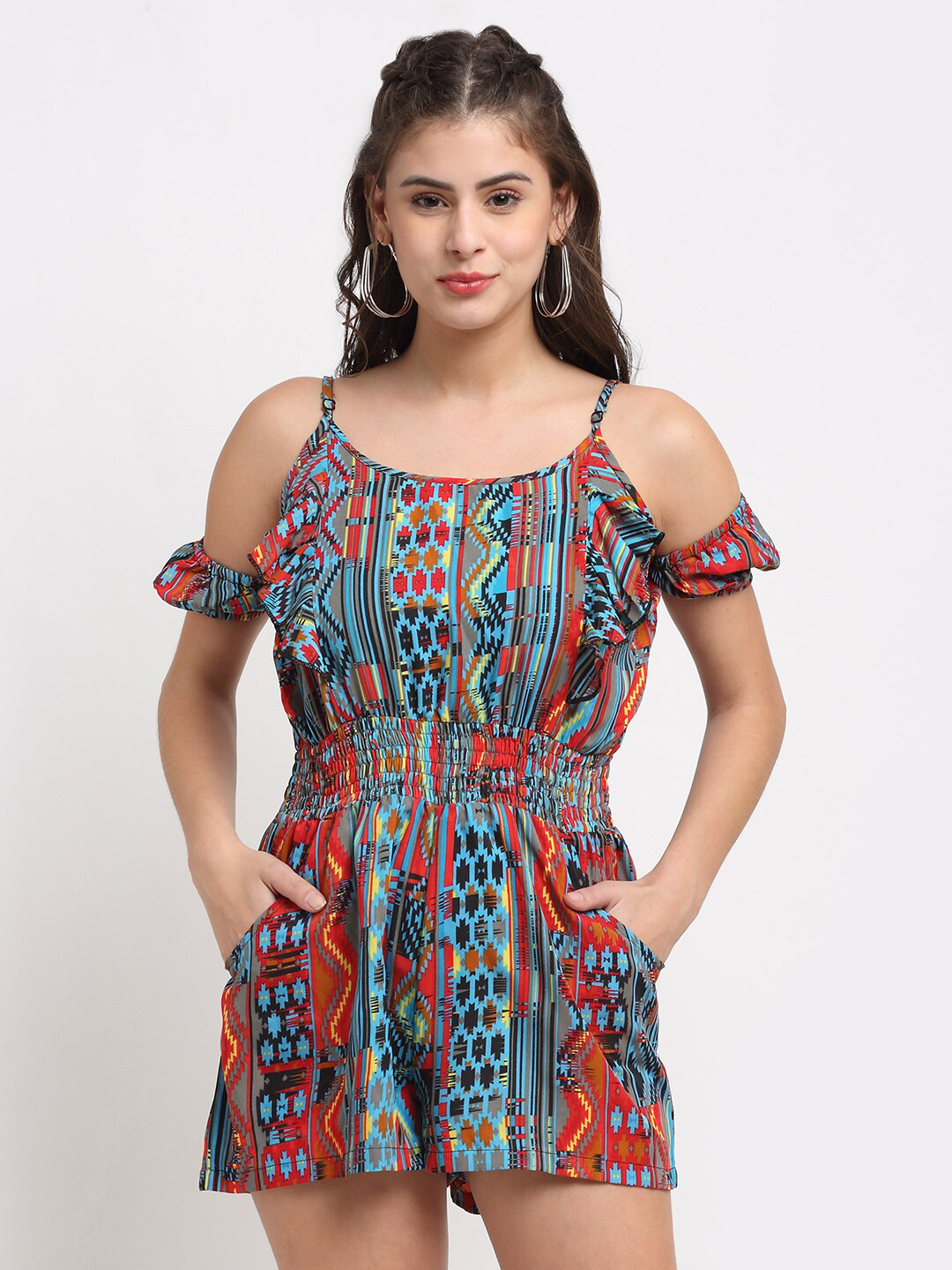 

NEUDIS Multicoloured Printed Jumpsuit, Multi