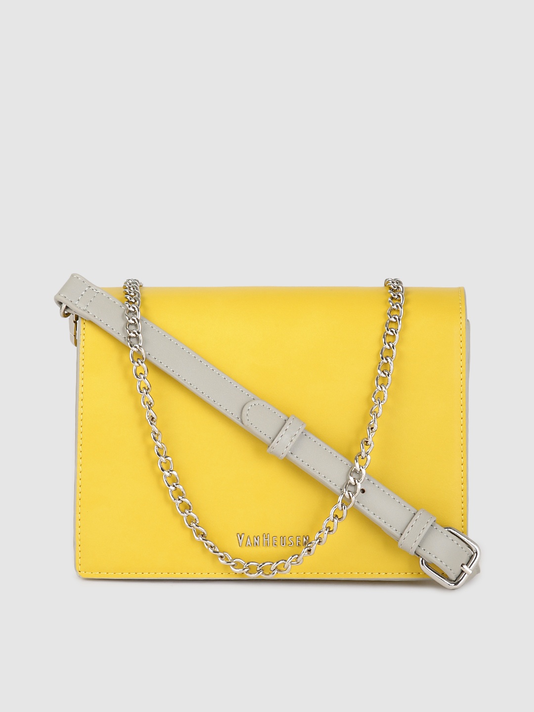 

Van Heusen Women Yellow Solid Sling Bag