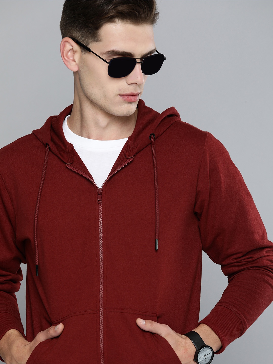 

Harvard Men Maroon Hooded Sweatshirt