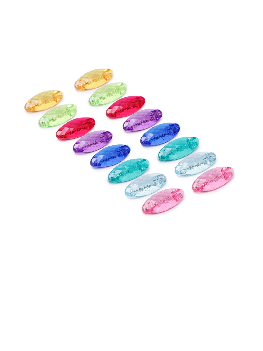 

AccessHer Set of 16 Acrylic Saree Pin, Multi