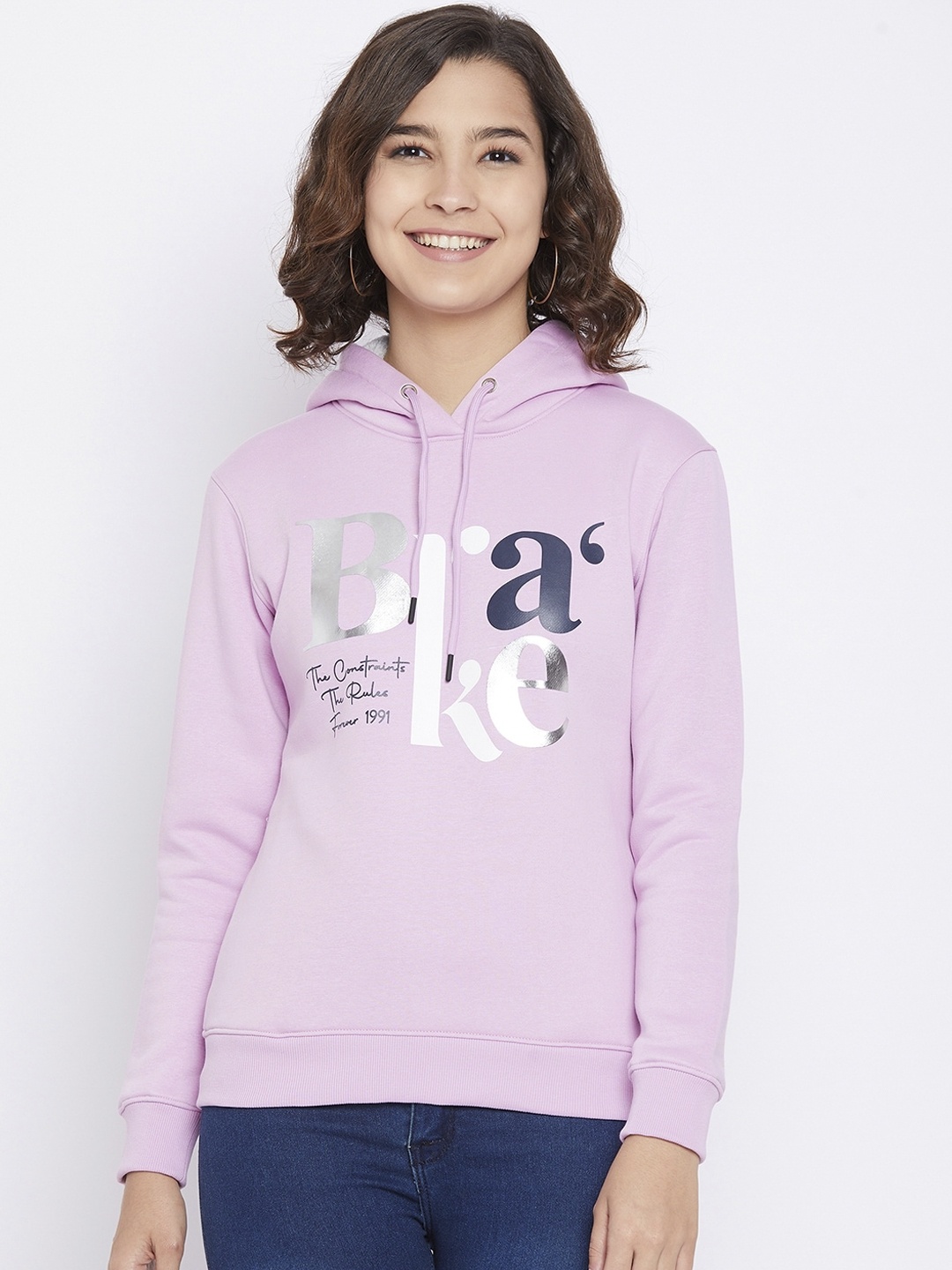 

Octave Women Lavender Printed Sweatshirt