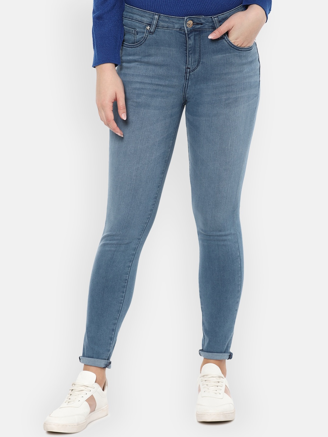 

Van Heusen Woman Women Blue Slim Fit Light Fade Jeans