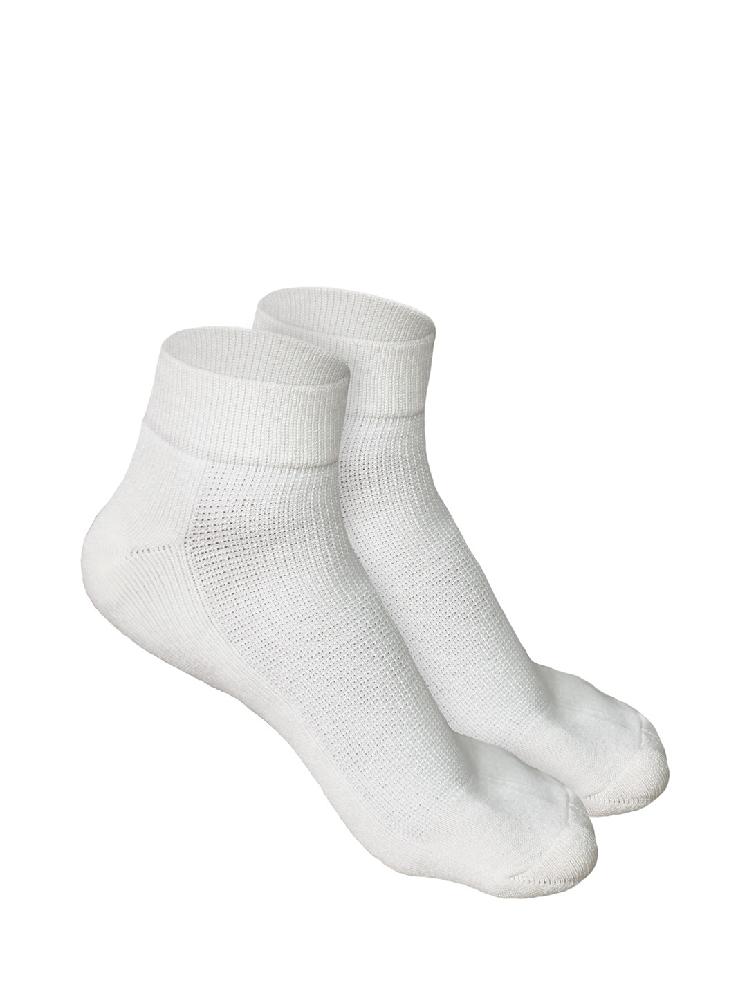 

Heelium Men Pack of 2 Bamboo Super Soft & Odour-Free Breathable Quater-Length Socks, White