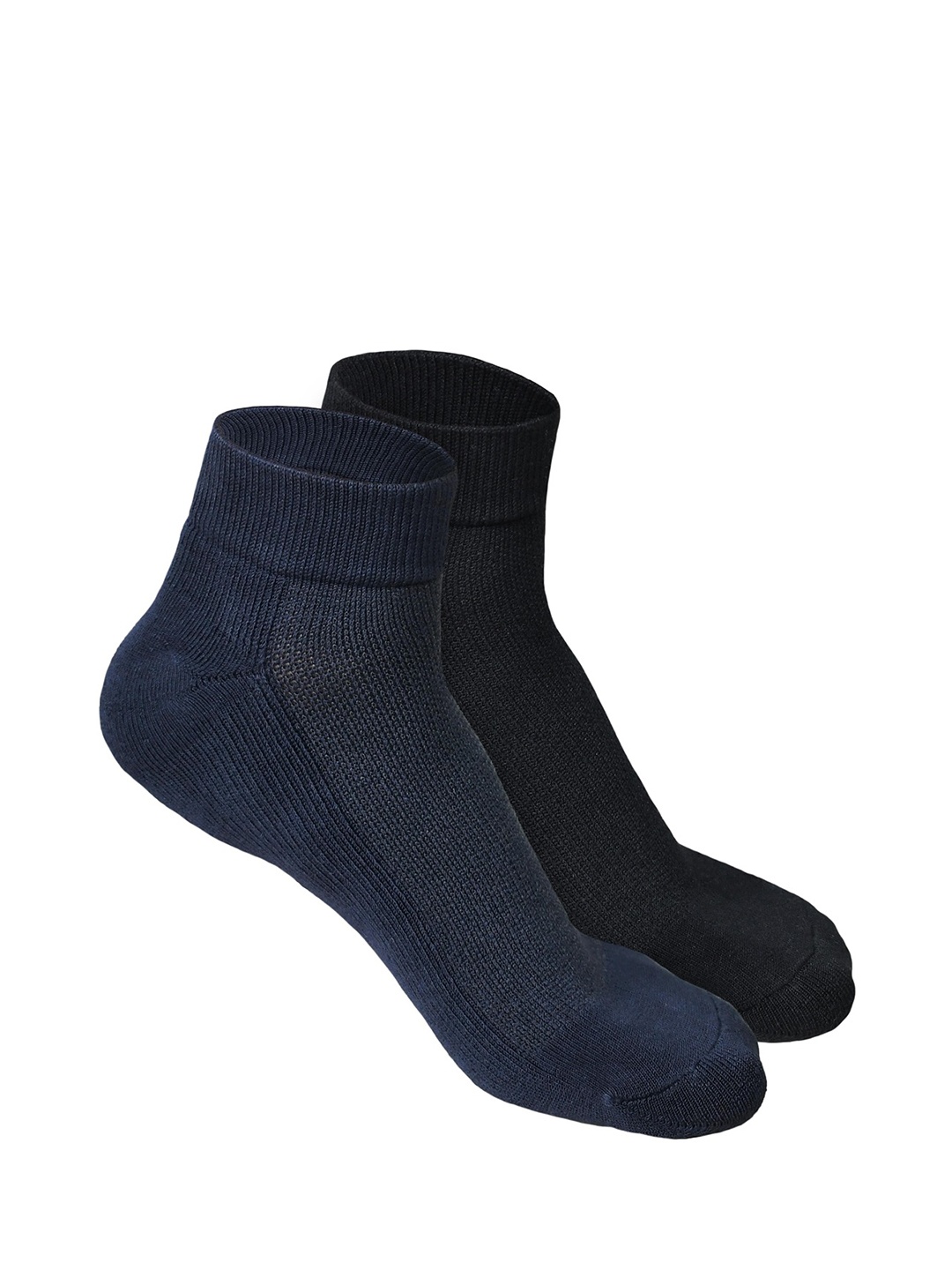 

Heelium Men Pack of 2 Bamboo Super Soft & Odour-Free Breathable Quater-Length Socks, Black