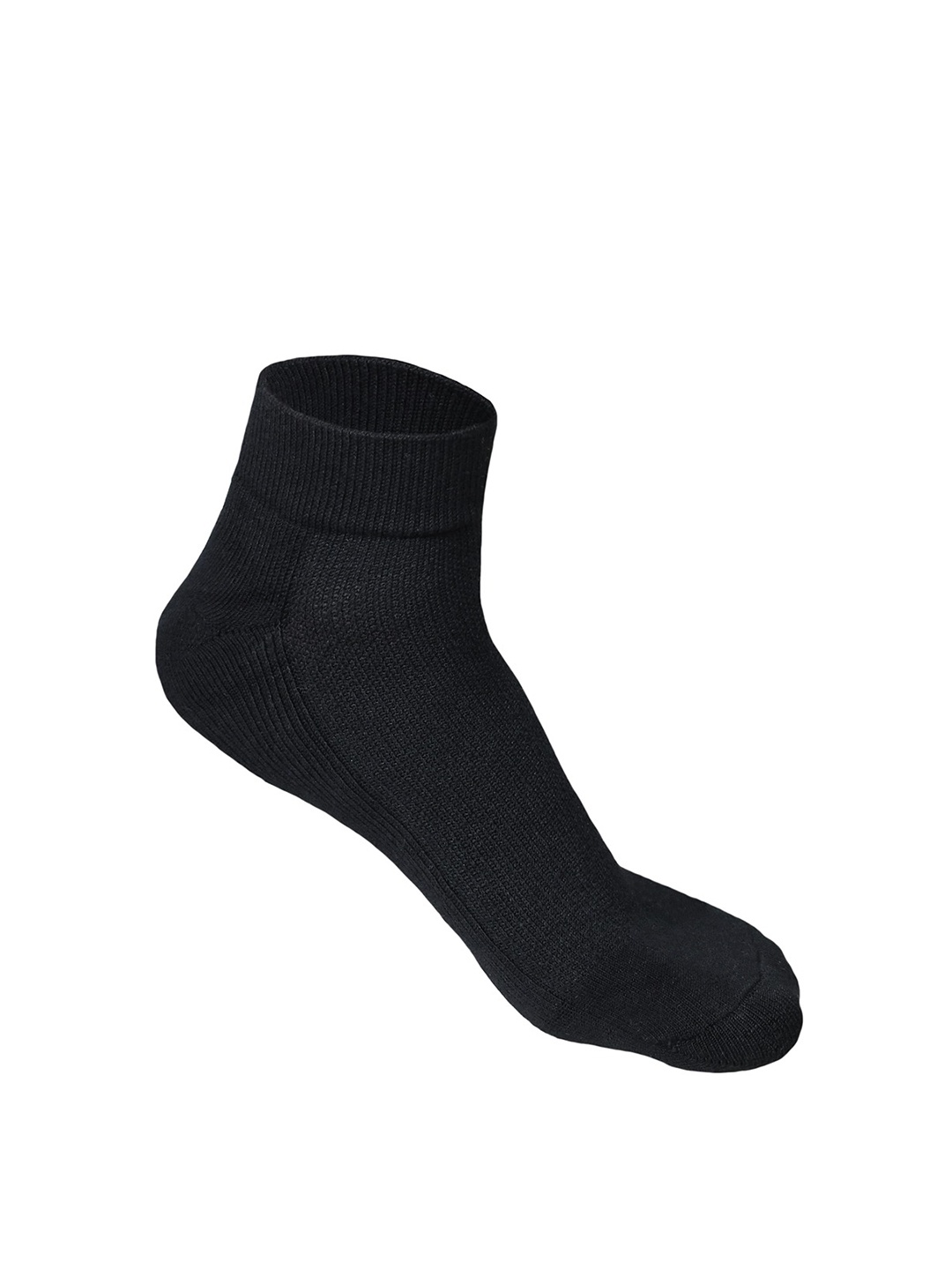 

Heelium Men Bamboo Super Soft & Odour-Free Breathable Quater-Length Socks, Black