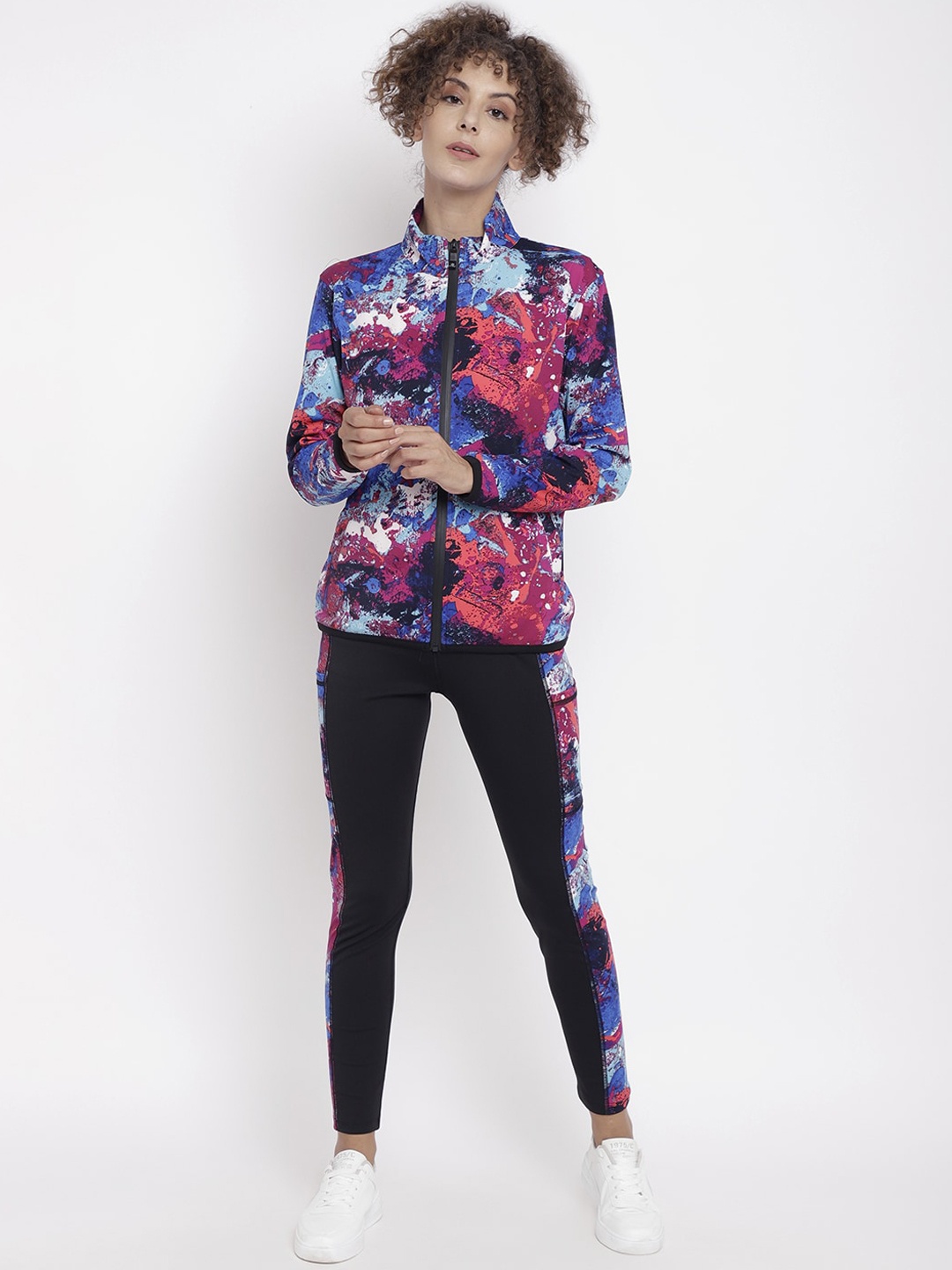 

Chkokko Women Pink & Black Track Suit, Blue