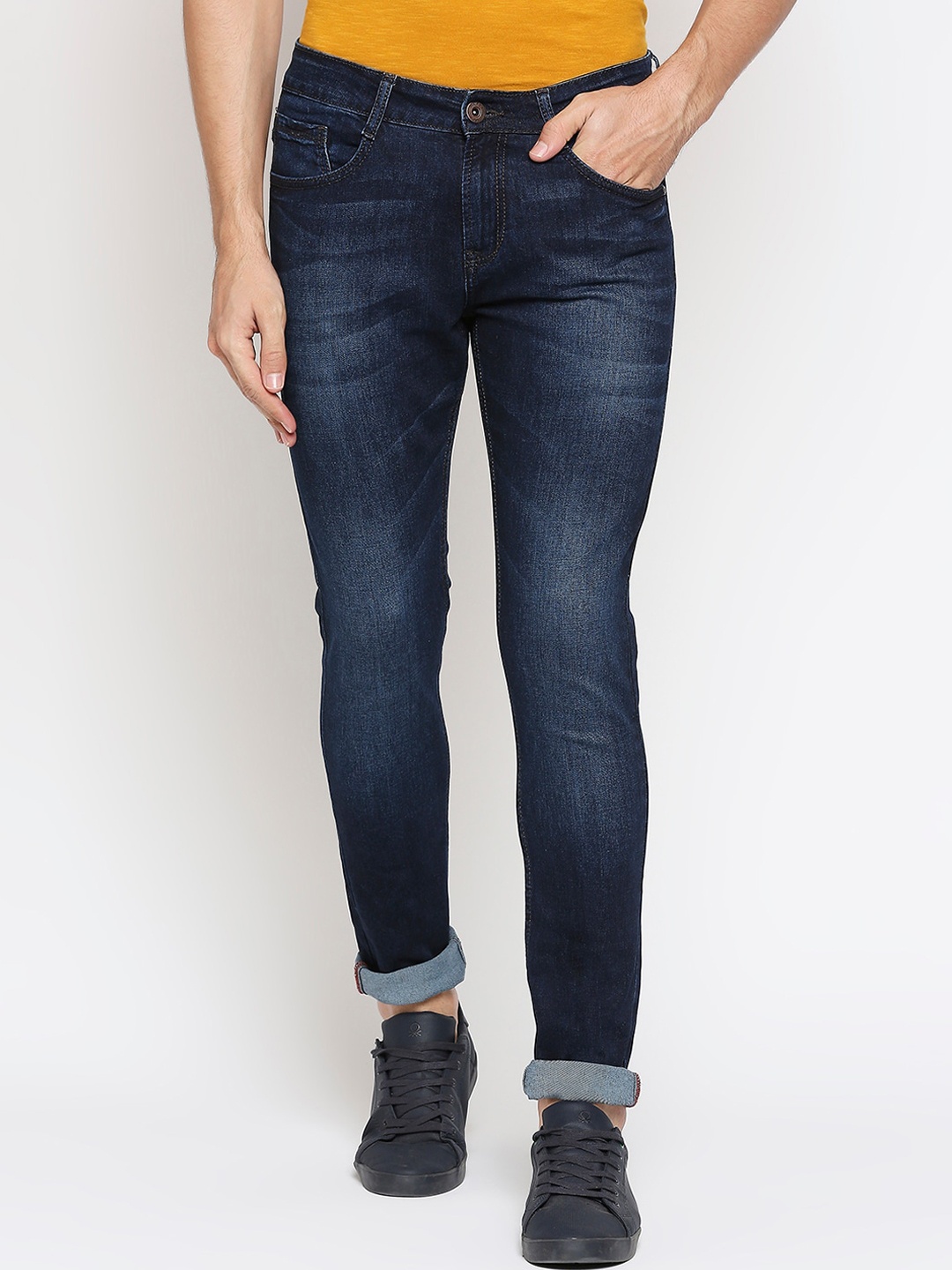 

Mufti Men Blue Skinny Fit Light Fade Pure Cotton Jeans