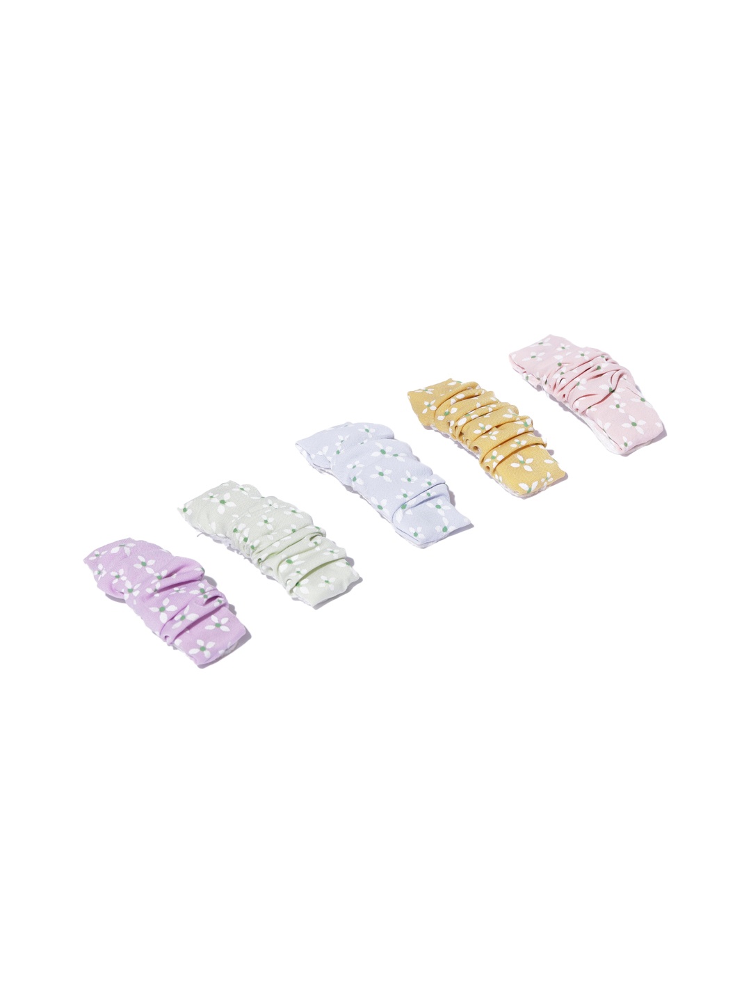 

Blueberry KIDS Girls Set of 5 Tic Tac Hair Clip, Mustard