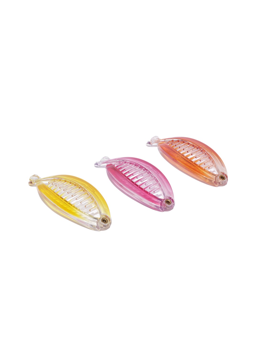 

Blueberry KIDS Girls Set of 3 Banana Clip, Pink