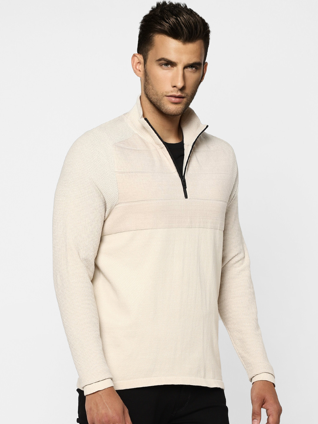 

Jack & Jones Men Grey Pullover
