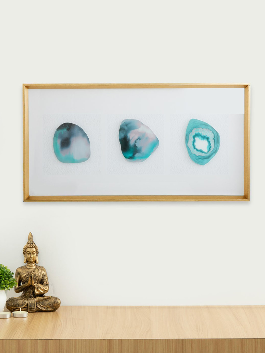 

Home Centre Blue & White Glass Art Canvas Picture Frame