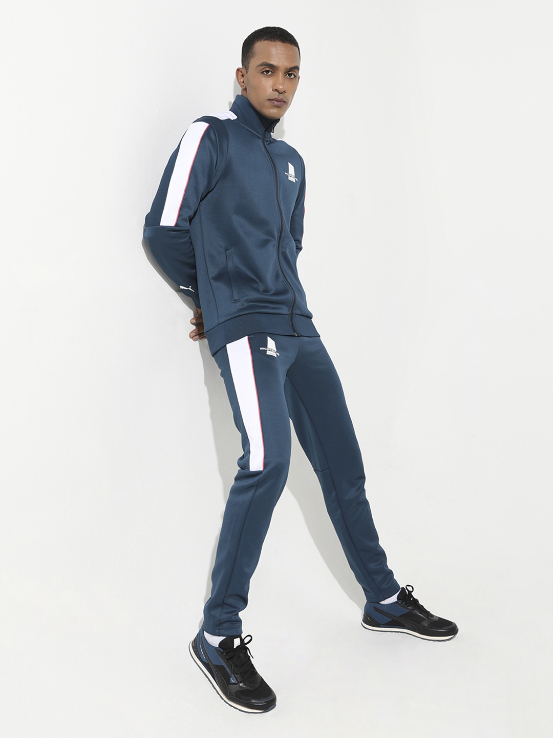 

PUMA Motorsport Men Blue Solid Track Pants