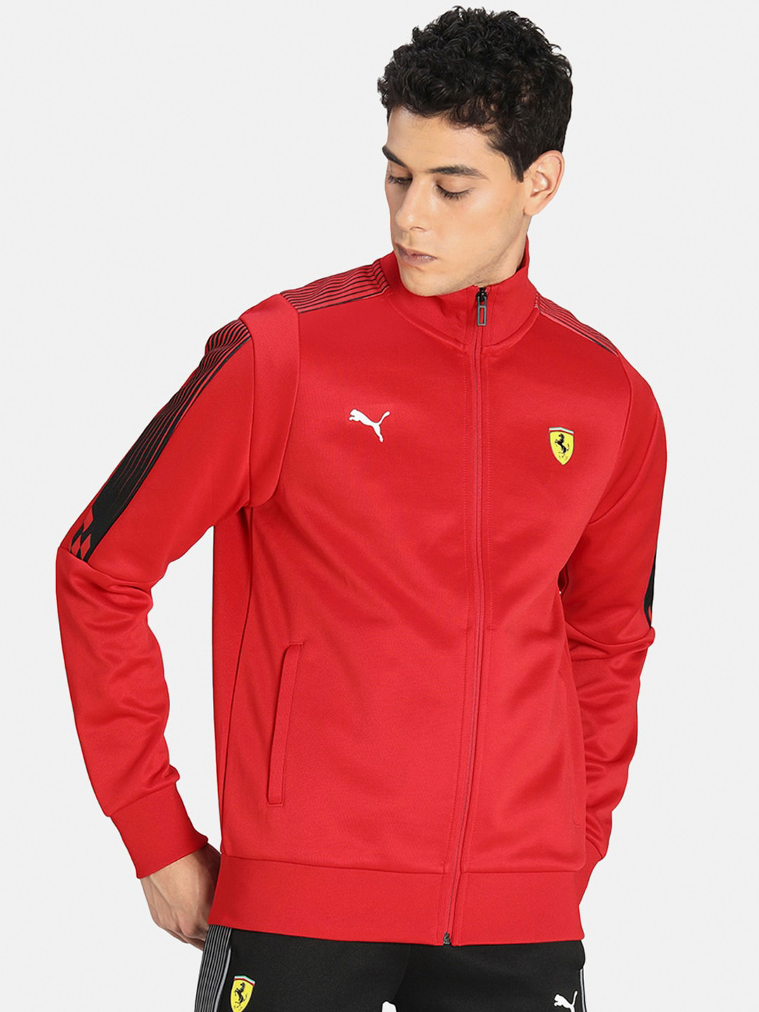 

PUMA Motorsport Men Red Crop Sporty Jacket
