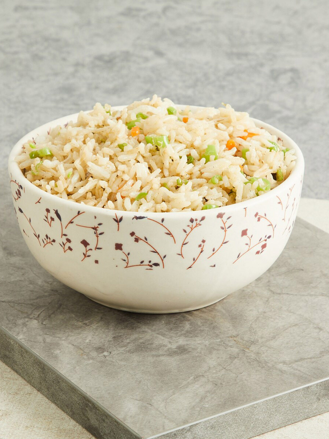 

Home Centre Cream-Toned & Brown Floral Printed Fiesta Serving Bowl