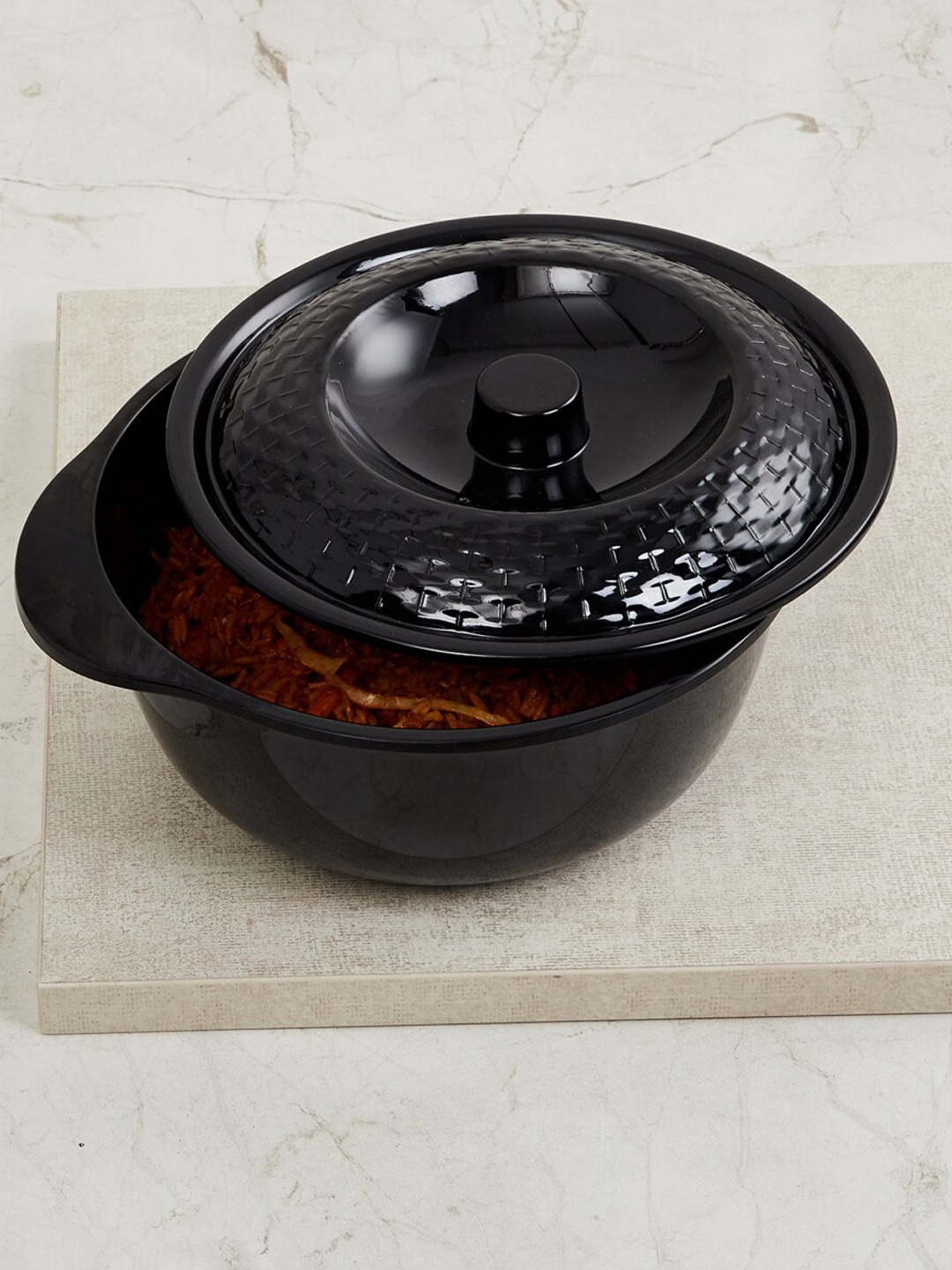 

Home Centre Black Solid Serving Bowl