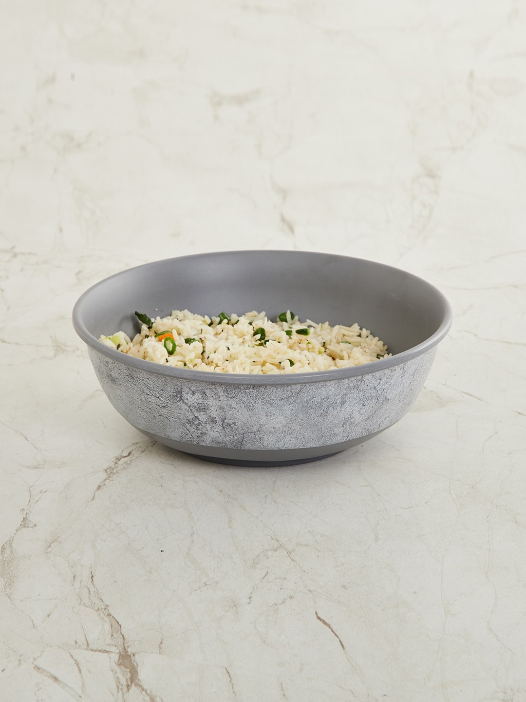 

Home Centre Grey Printed Plush Persian Serving Bowl