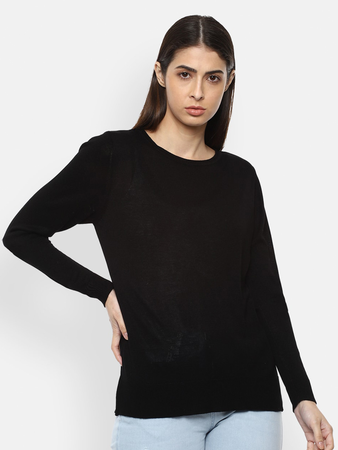 

Van Heusen Woman Women Black Regular Top