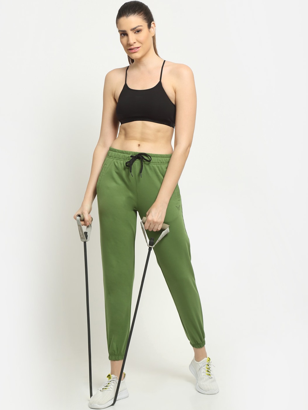 

Invincible Women Crest Slim-Fit Joggers, Green