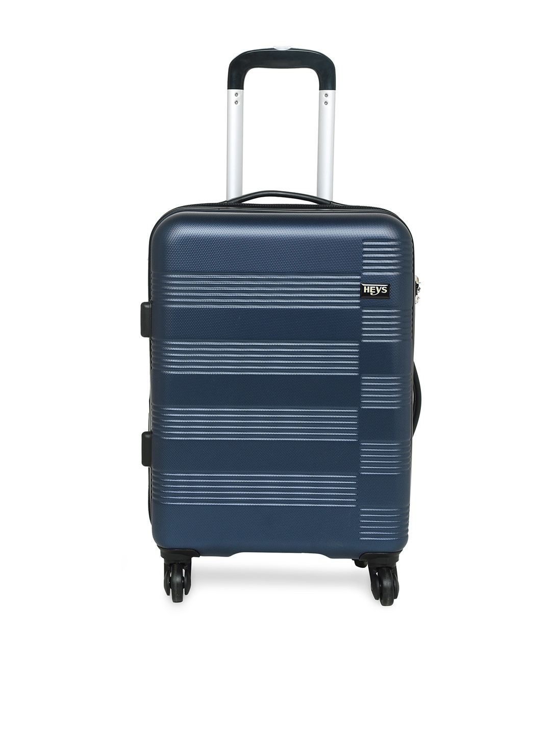 

Heys Navy Blue Textured Hard-Sided Cabin Trolley Suitcase