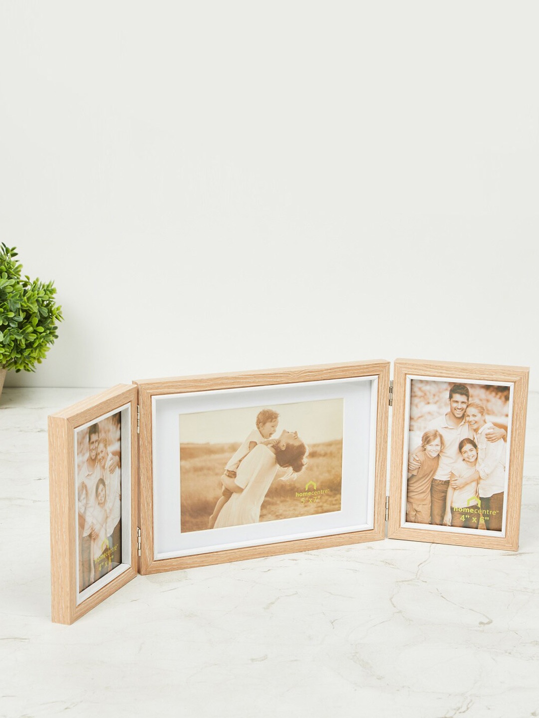 

Home Centre Beige MDF Folding Photo Frame