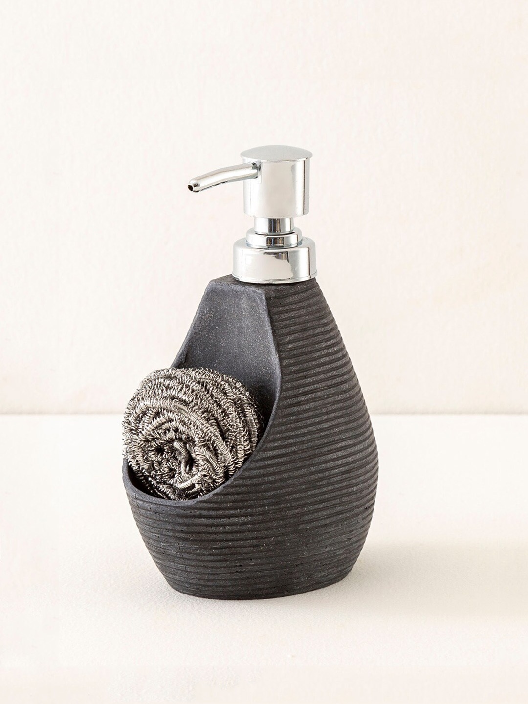 

Home Centre Black Textured Soap Dispenser