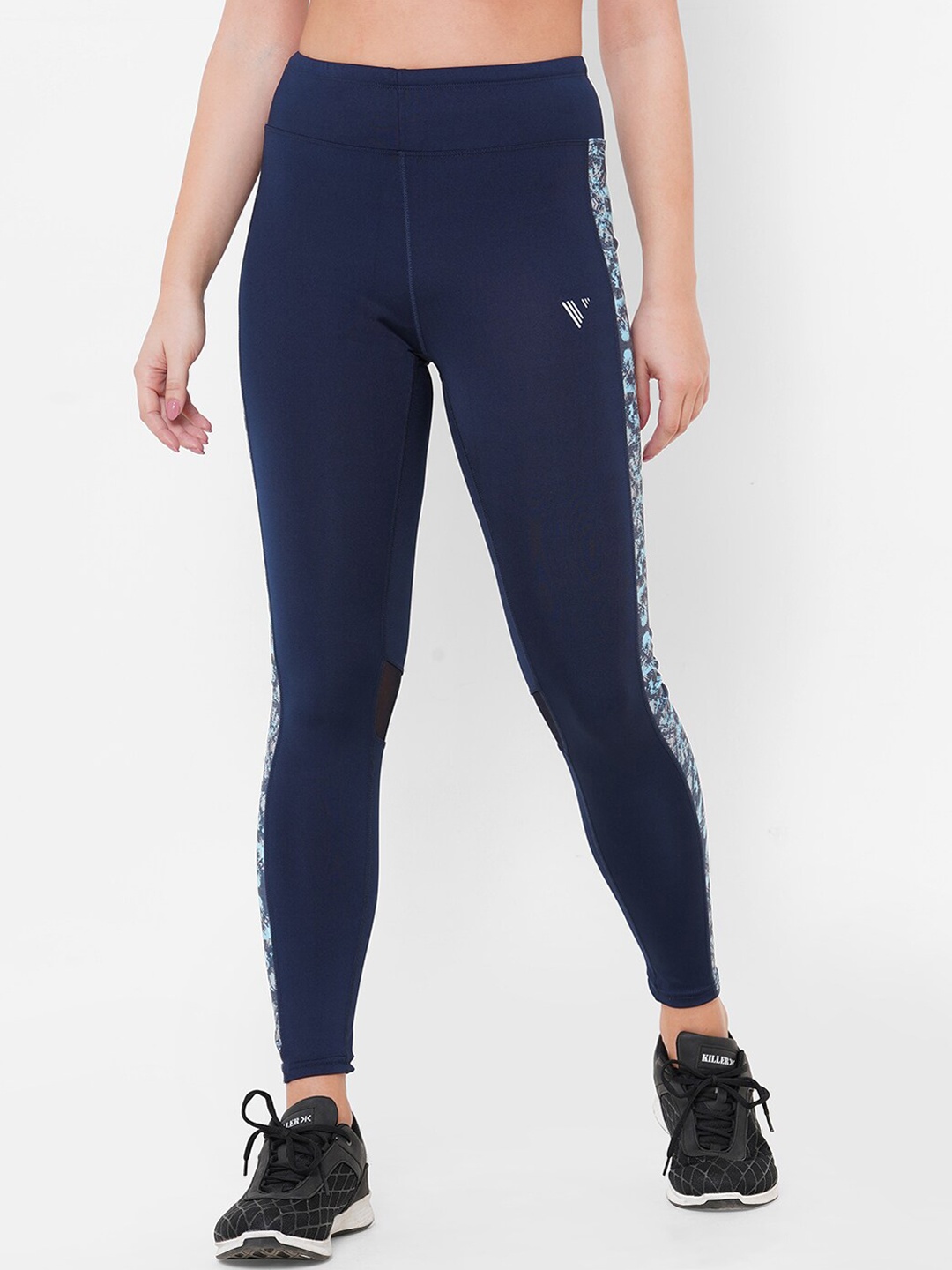 

VELOZ Women Navy Blue Solid Skin Fit Legging
