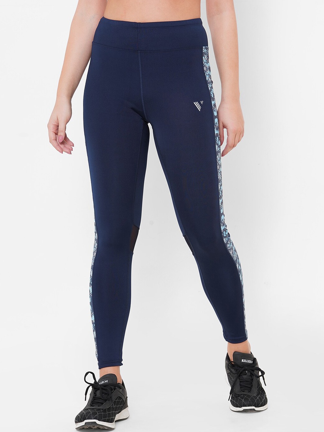 

VELOZ Women Navy Blue Solid Skin Fit Legging