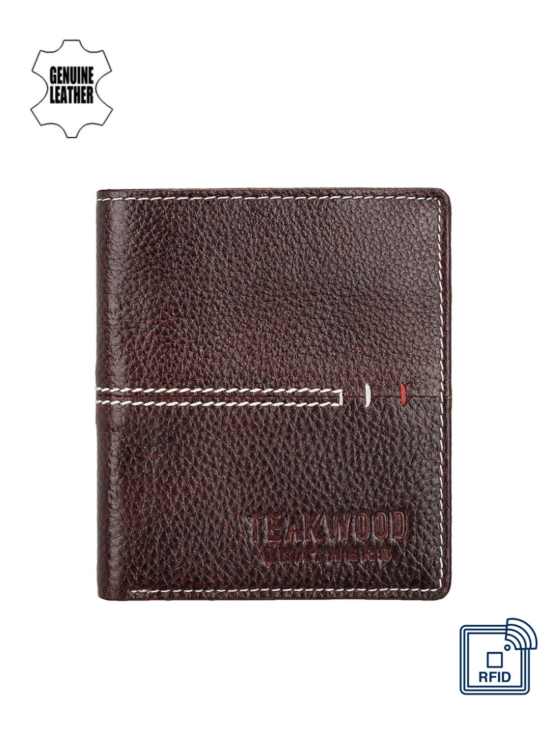 

Teakwood Leathers Men Brown Leather Wallet