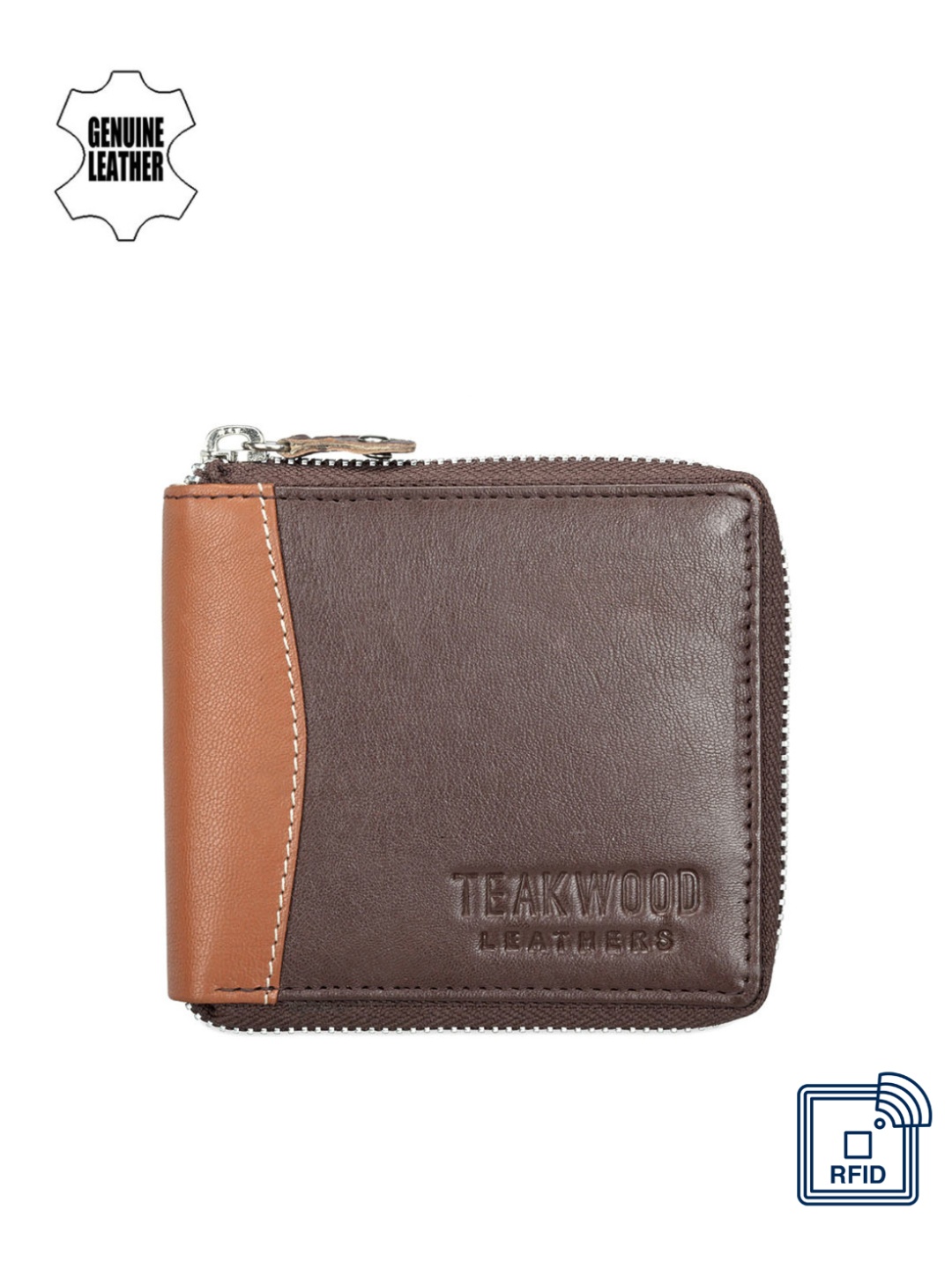 

Teakwood Leathers Men Brown Leather Wallet