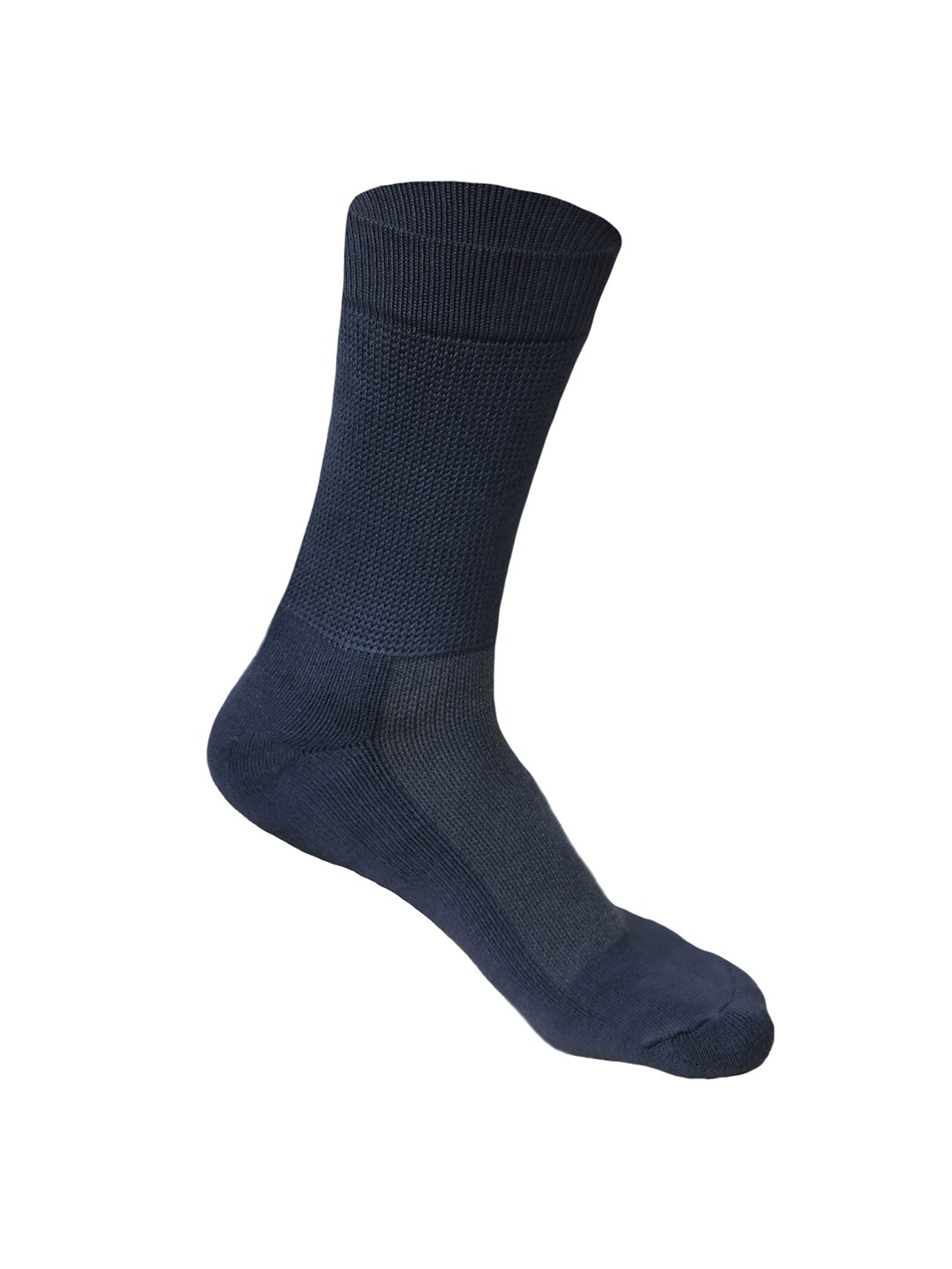 

Heelium Men Bamboo Super Soft & Odour-Free Breathable Crew-Length Socks, Navy blue