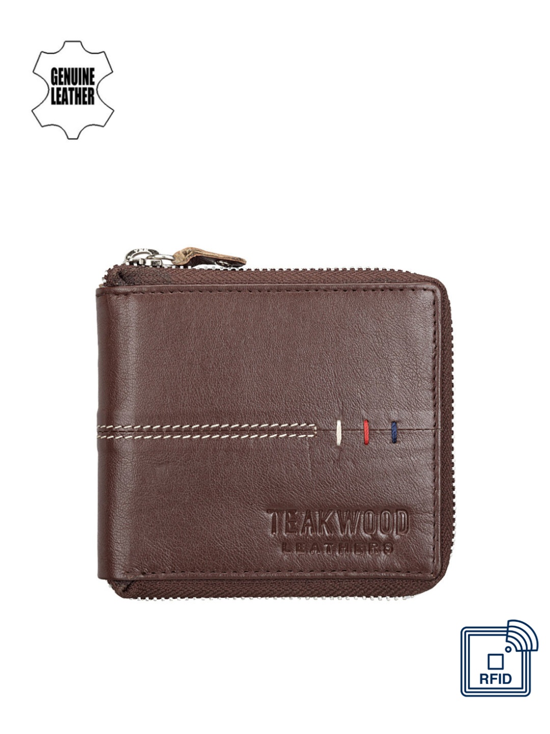 

Teakwood Leathers Men Brown Leather Wallet