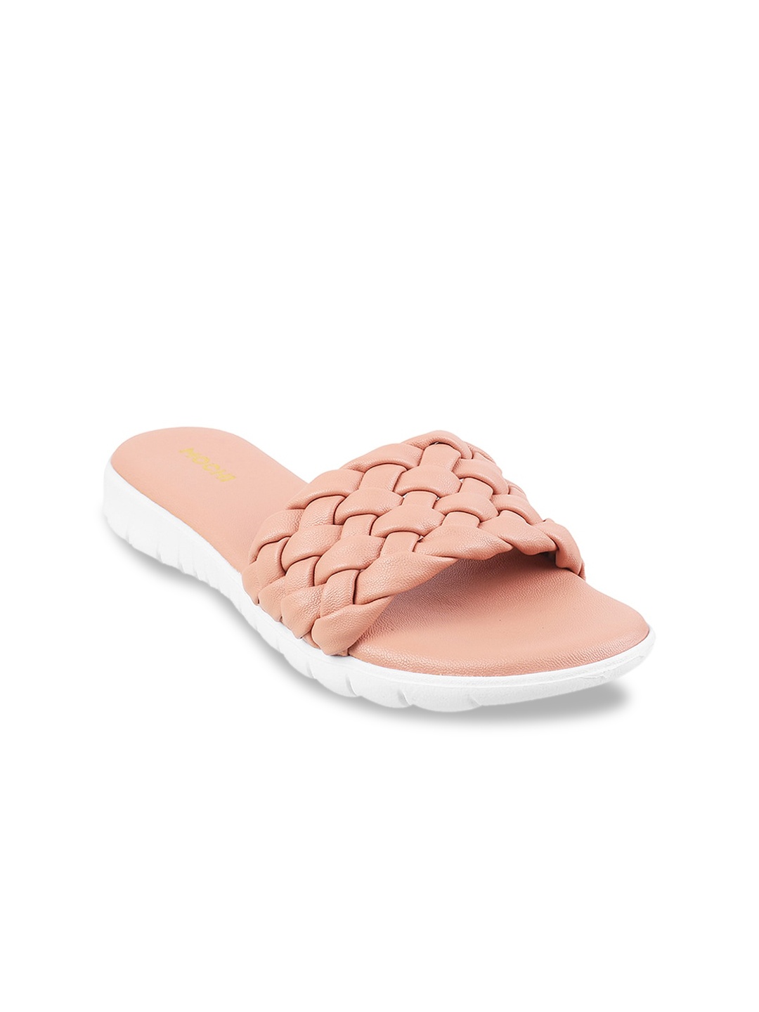 

Mochi Women Peach-Coloured Open Toe Flats