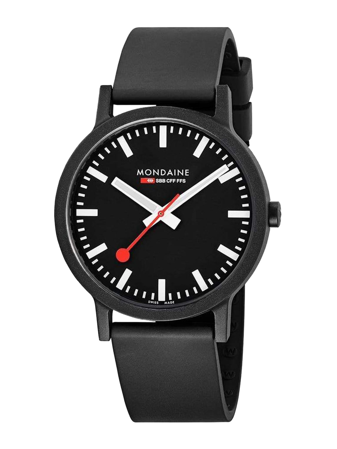 

Mondaine Men Black Dial & Black Straps Analogue Watch MS1 41120 RB