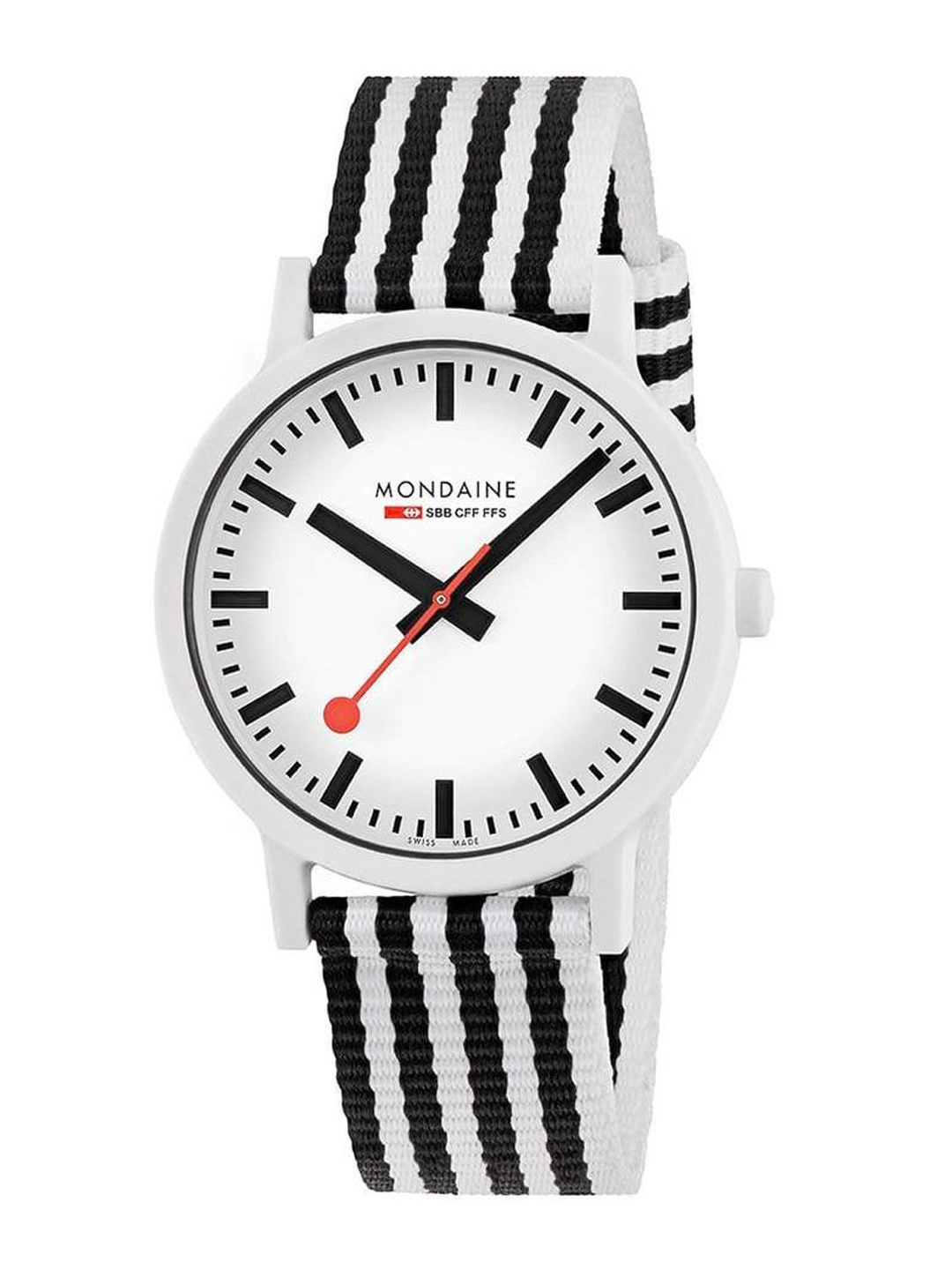 

Mondaine Women White Dial & Multicoloured Straps Analogue Watch MS1.41110.LA