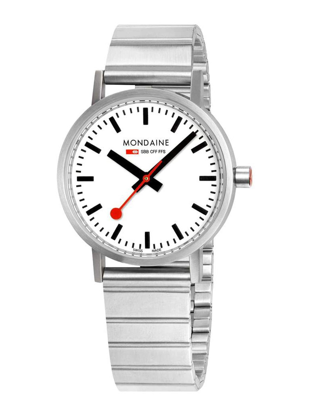 

Mondaine Men White Bracelet Style Straps Analogue Watch A660.30314.16SBJ