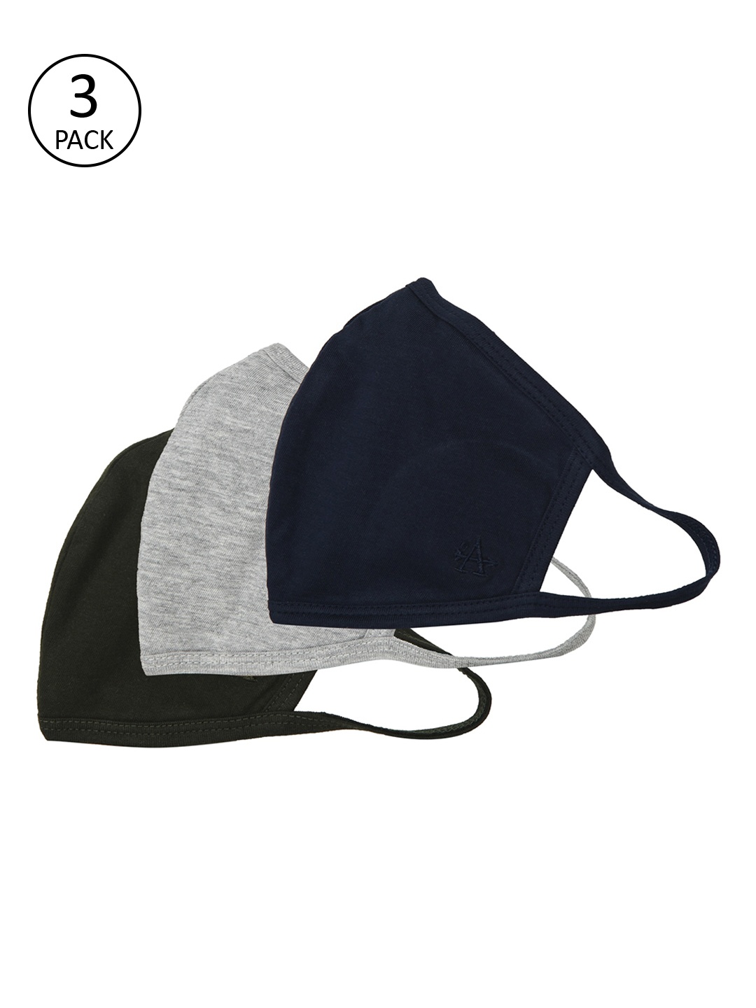 

Arrow Unisex Adults Assorted Triple Layer Washable Outdoor Face Masks - Pack Of 3